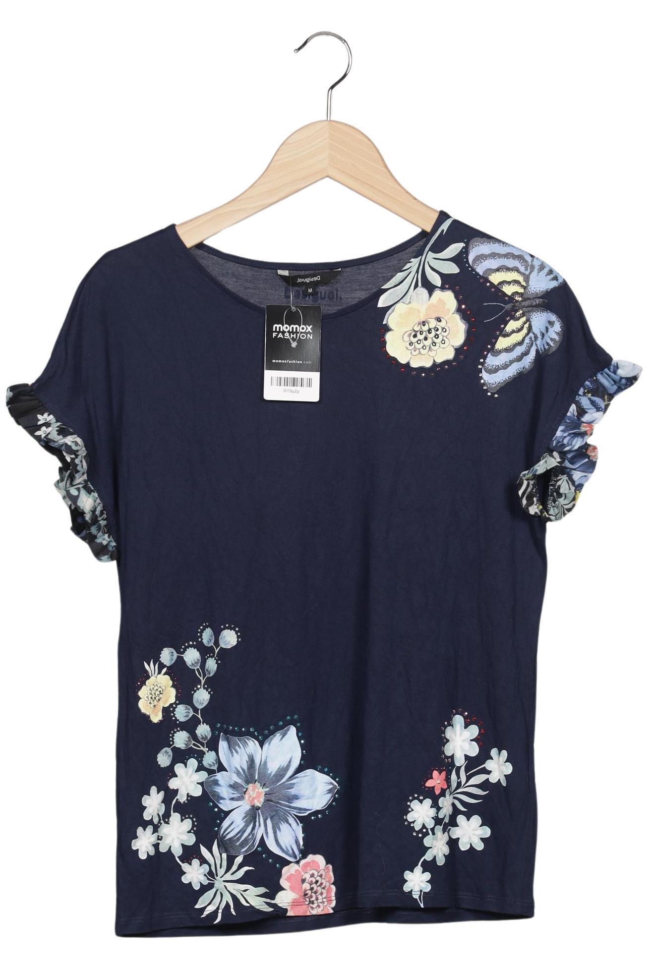 

Desigual Damen T-Shirt, marineblau, Gr. 38