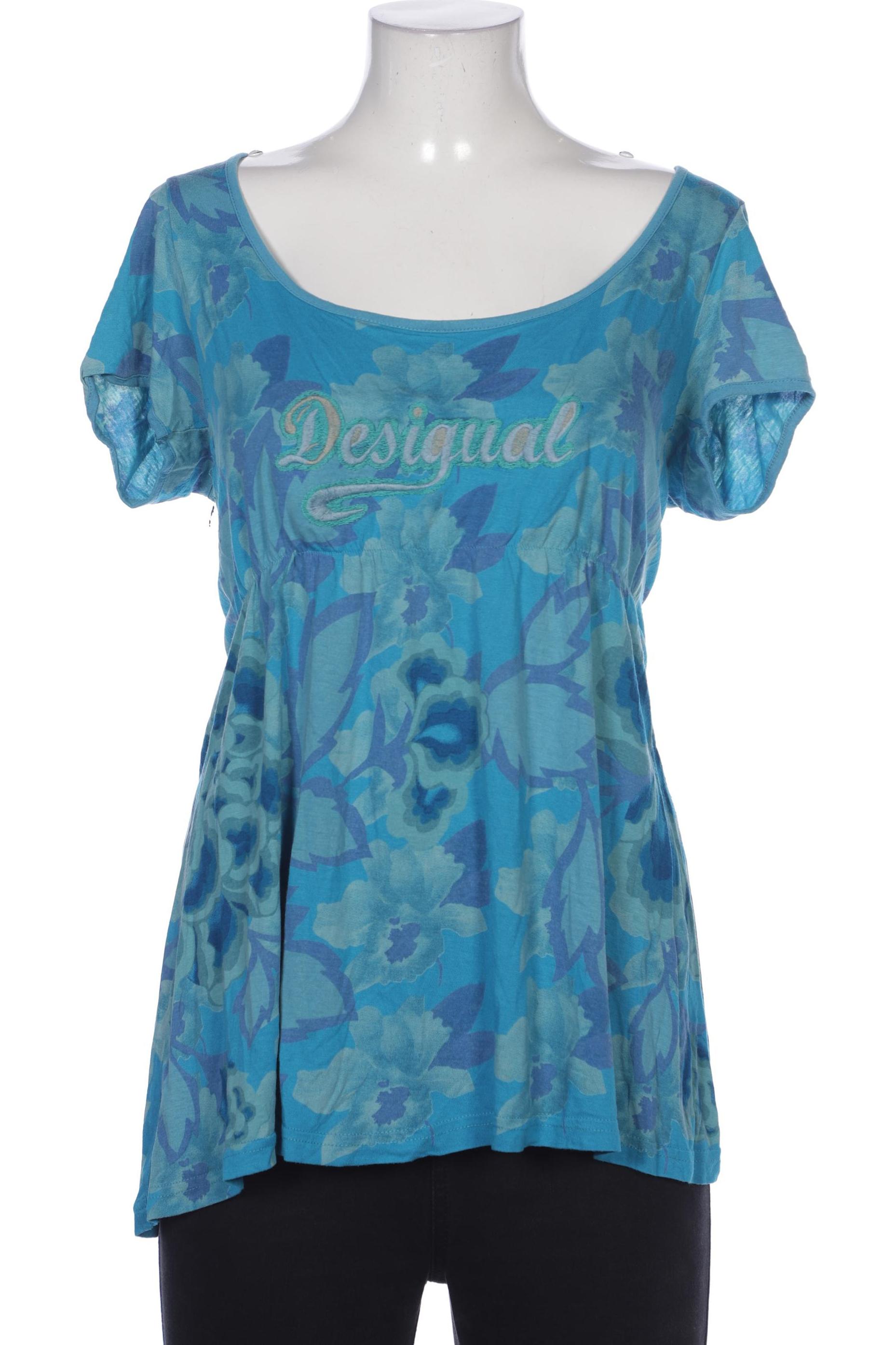 

Desigual Damen T-Shirt, blau, Gr. 44