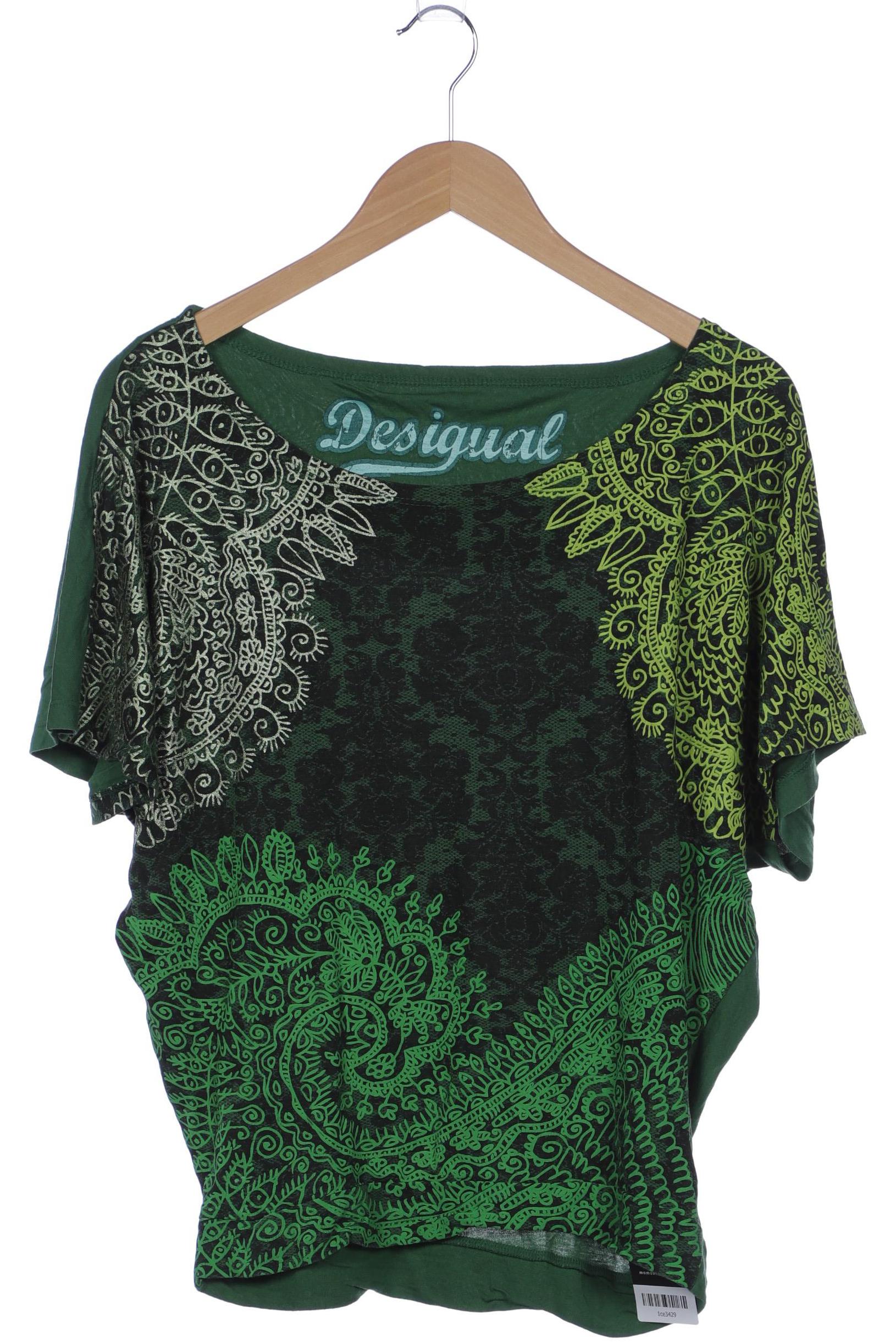 

Desigual Damen T-Shirt, grün, Gr. 36