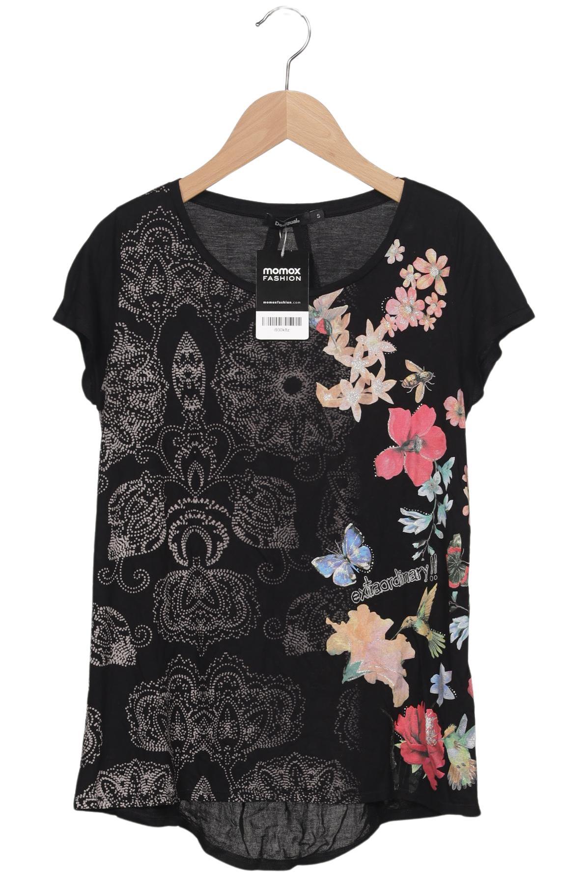 

Desigual Damen T-Shirt, schwarz, Gr. 36