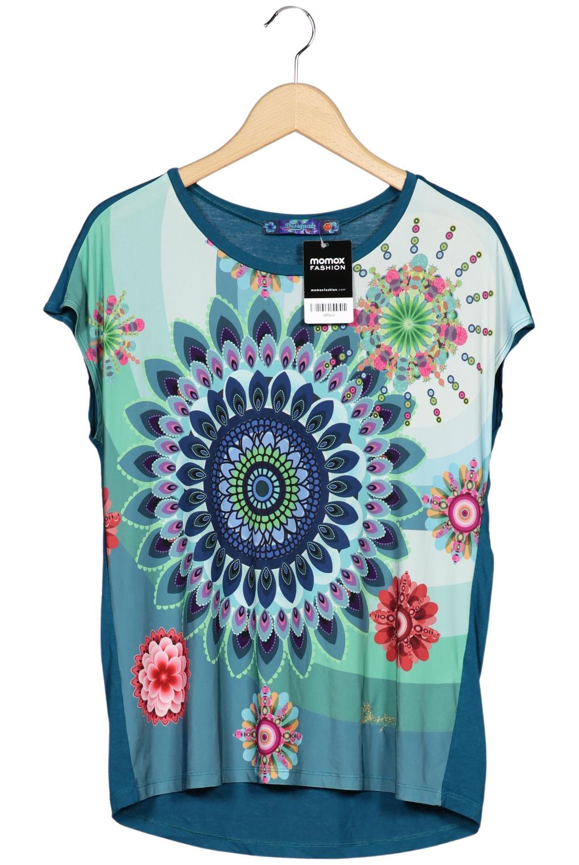 

Desigual Damen T-Shirt, türkis, Gr. 34