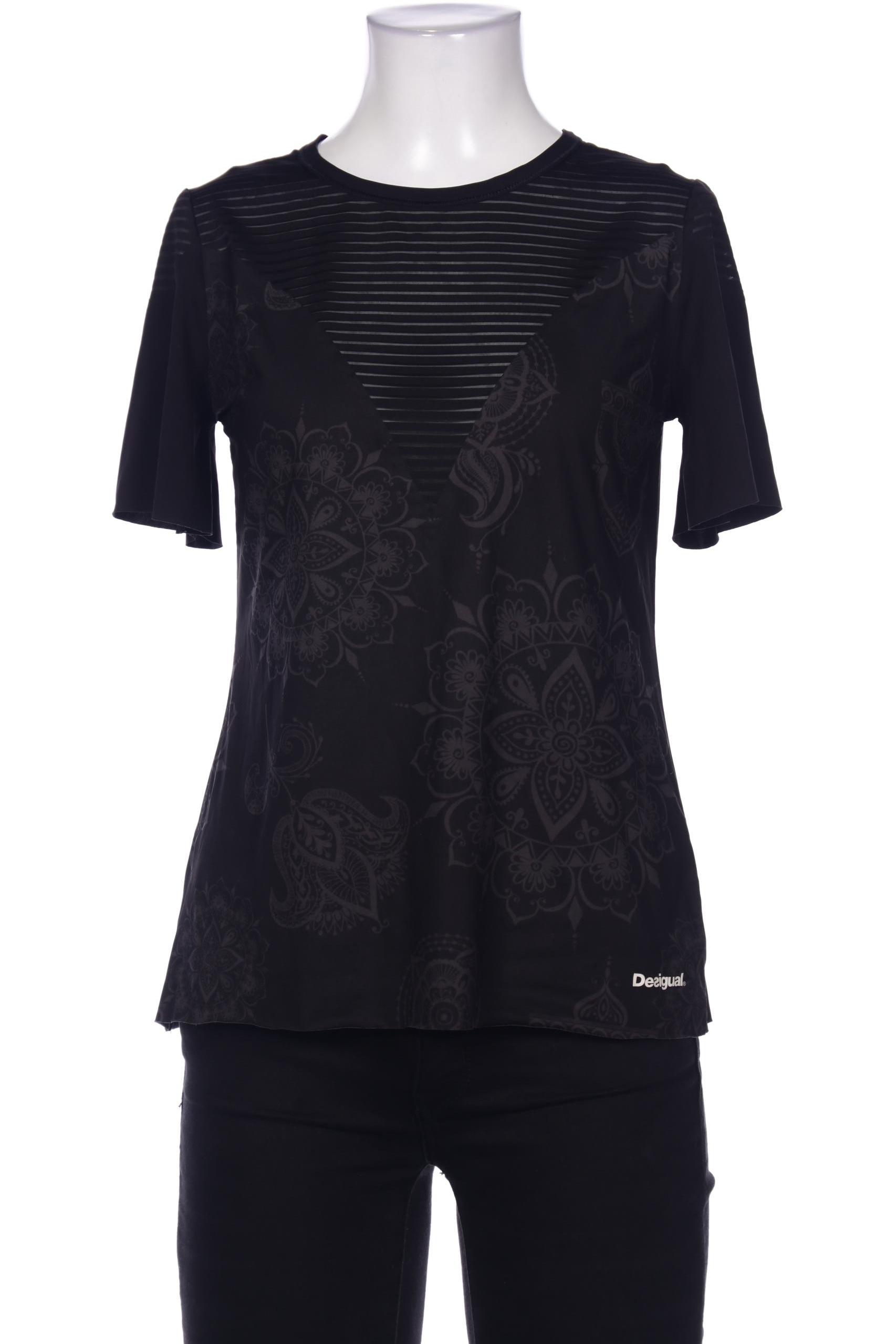 

Desigual Damen T-Shirt, schwarz, Gr. 36