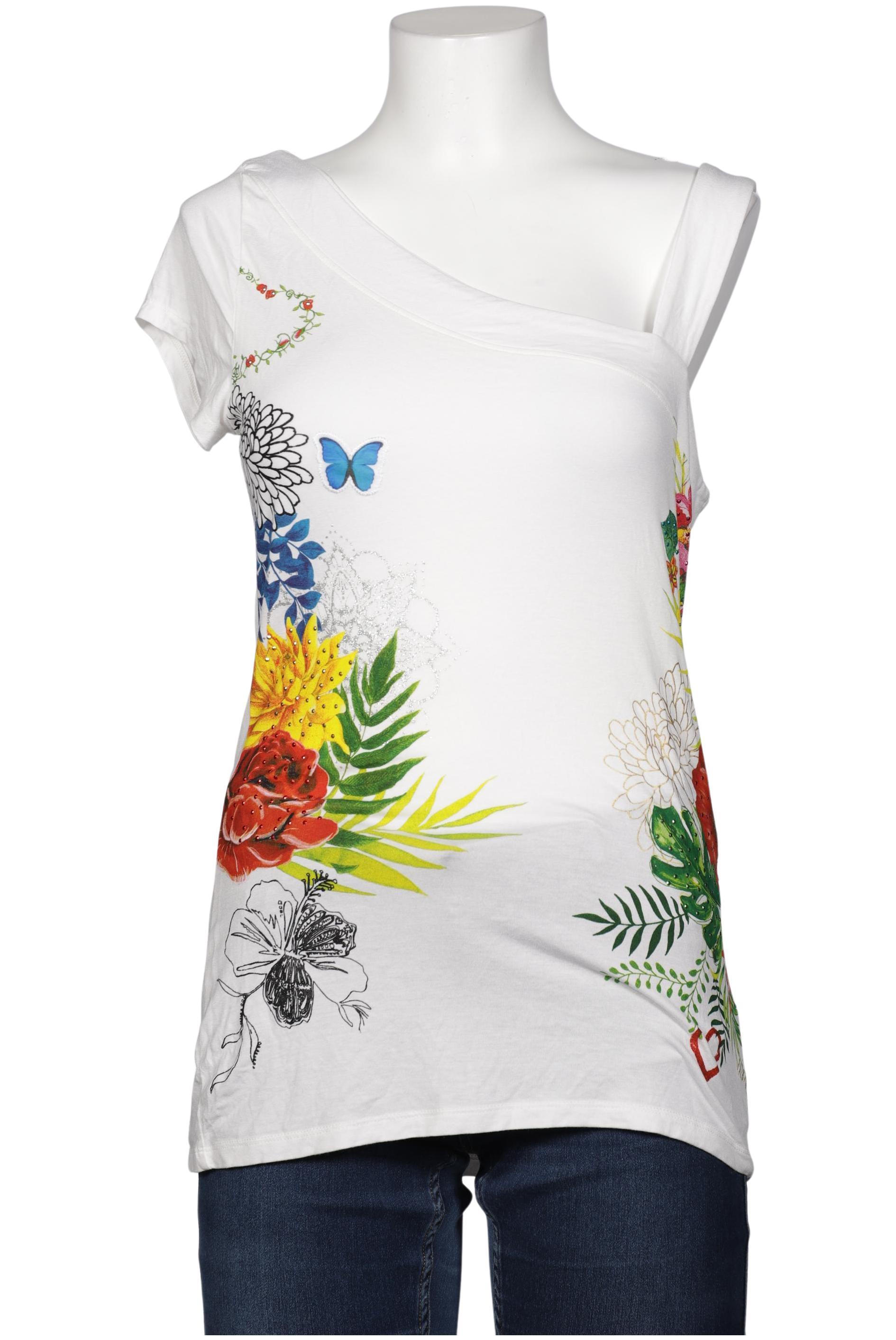 

Desigual Damen T-Shirt, weiß, Gr. 42
