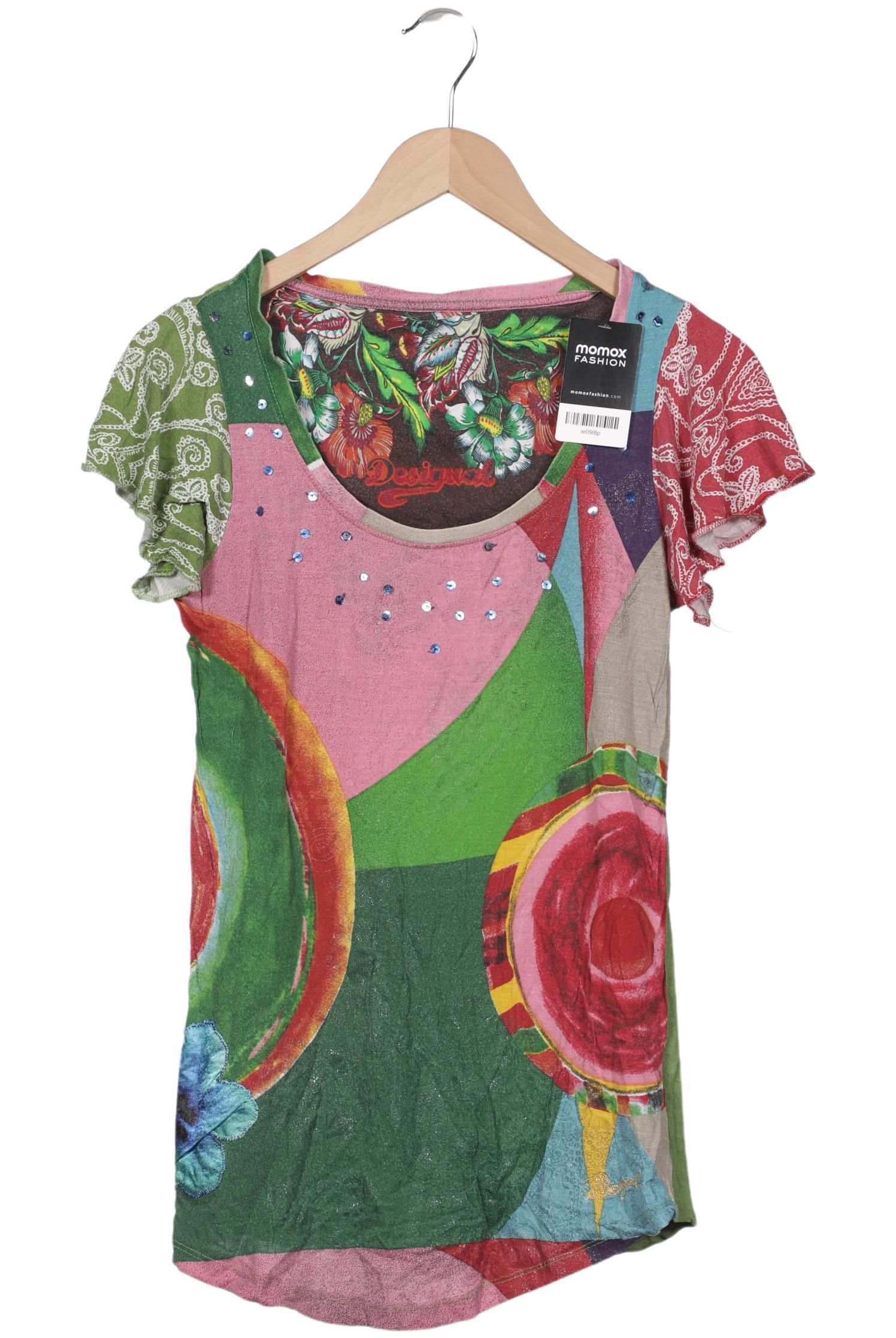 

Desigual Damen T-Shirt, mehrfarbig, Gr. 38