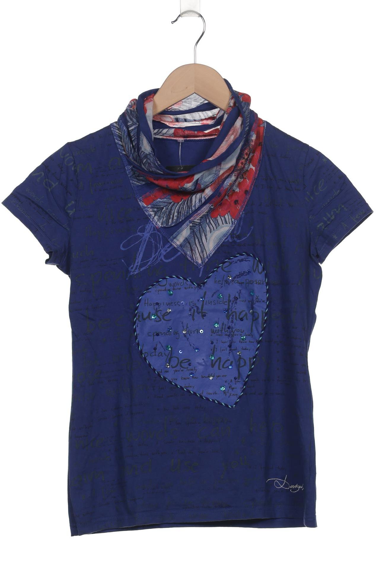 

Desigual Damen T-Shirt, blau, Gr. 42