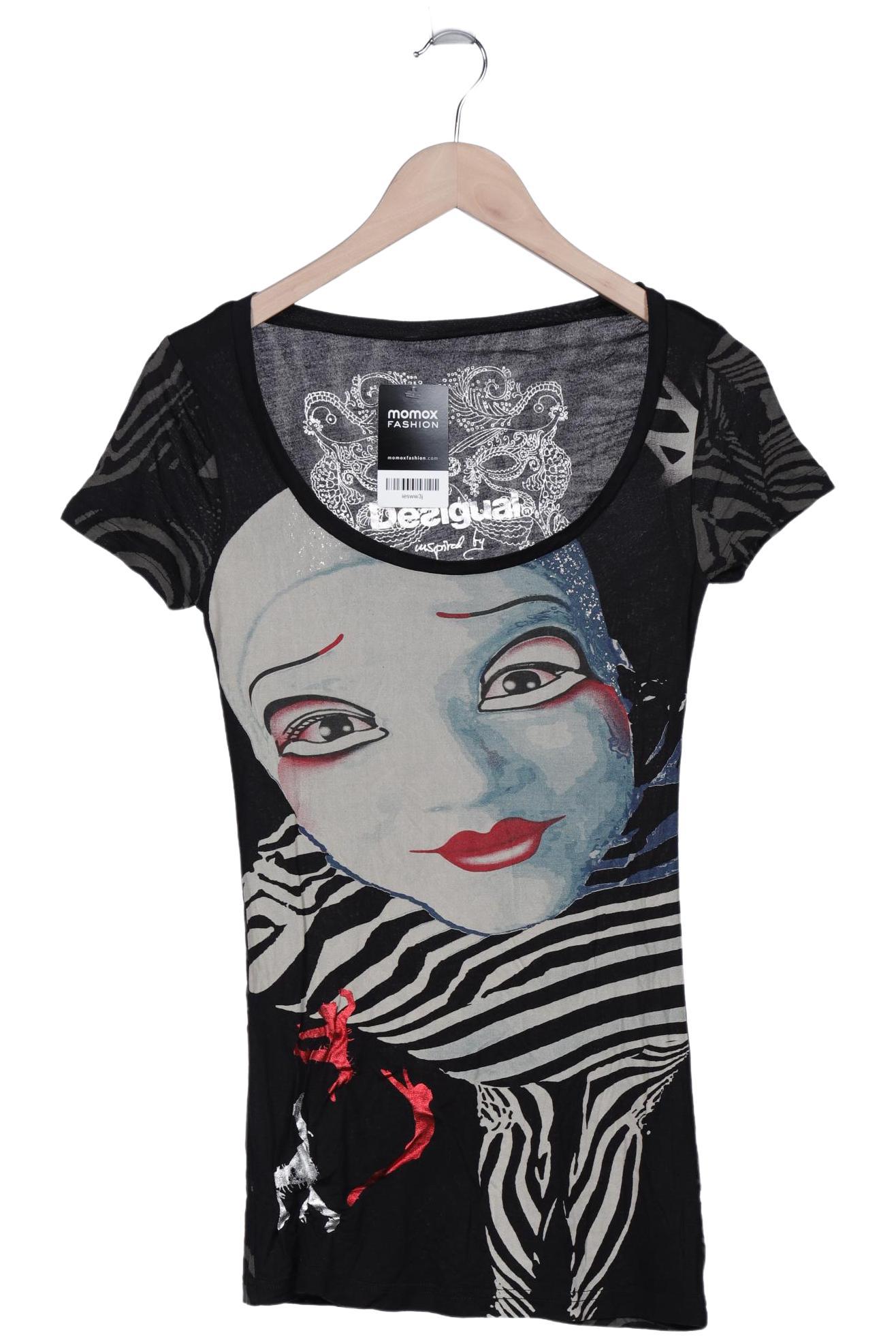 

Desigual Damen T-Shirt, schwarz, Gr. 34