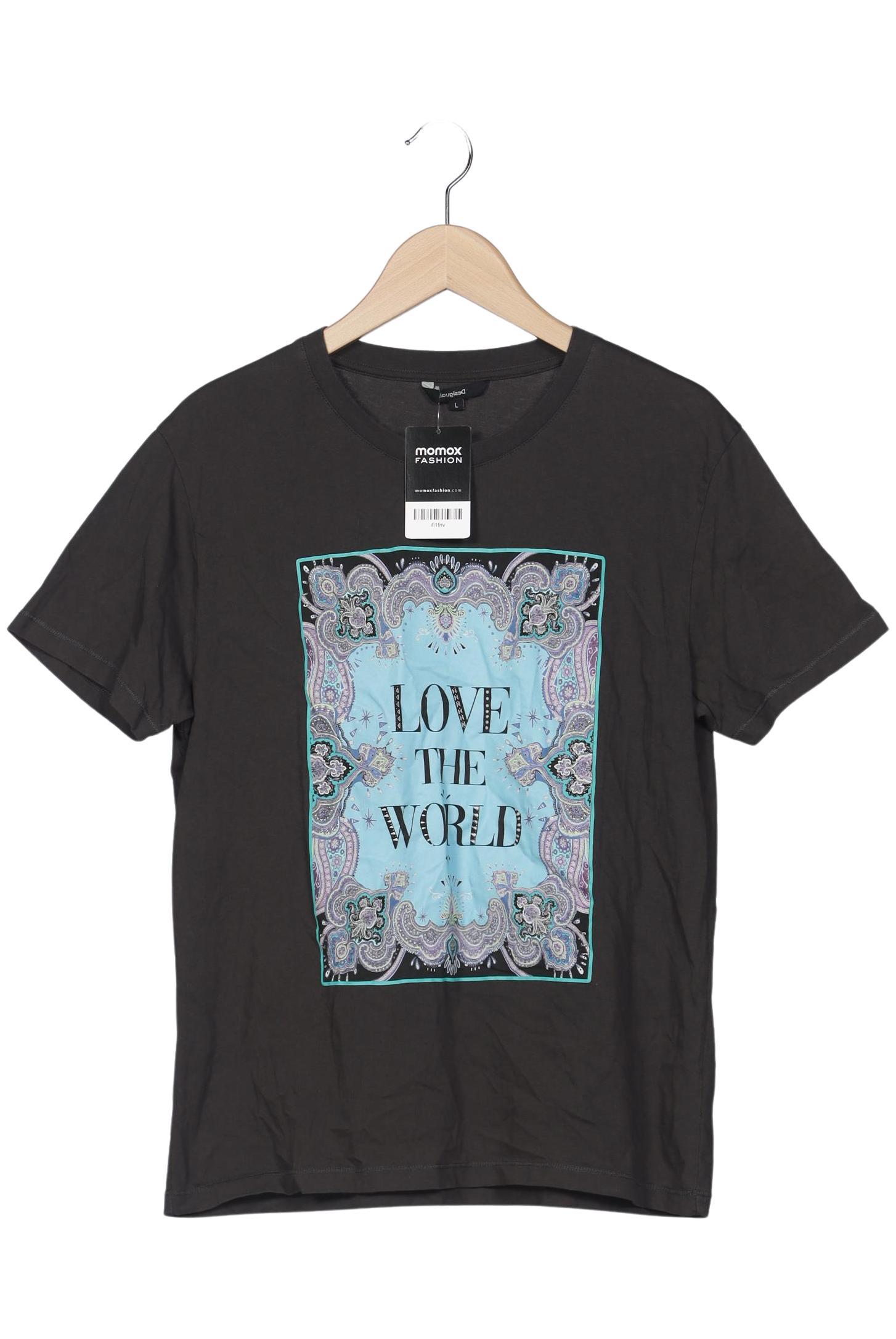 

Desigual Damen T-Shirt, grau, Gr. 42