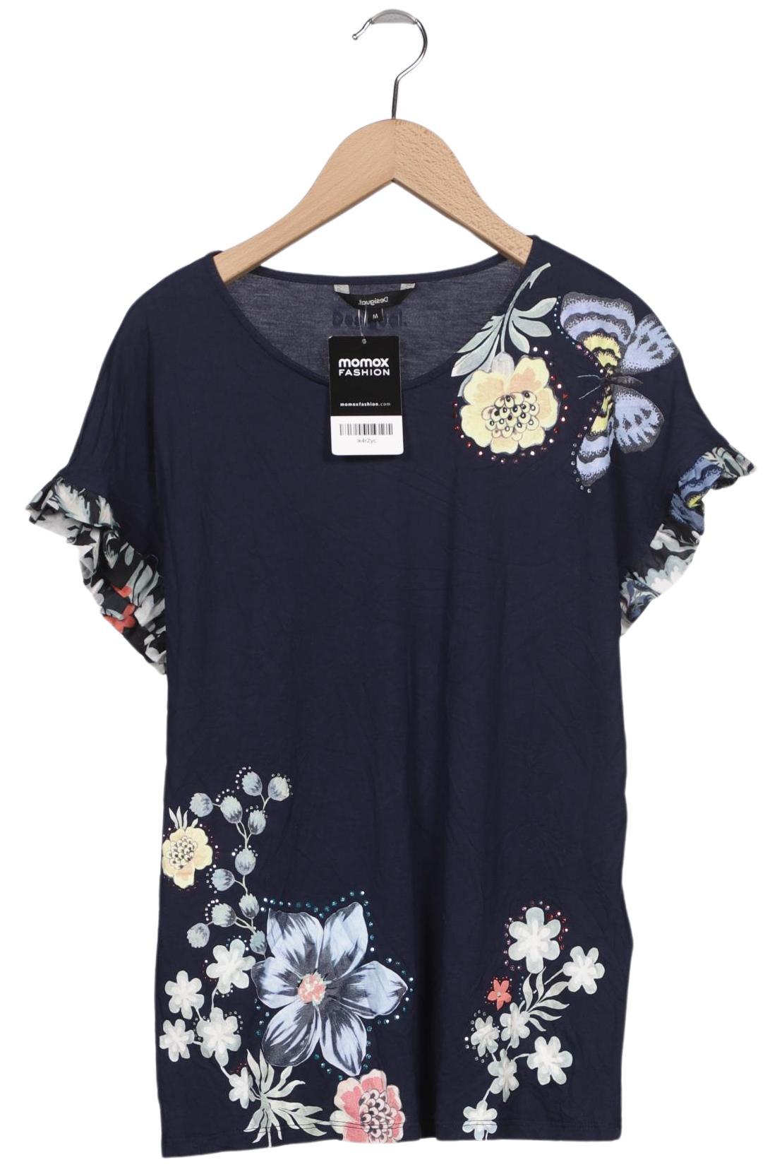 

Desigual Damen T-Shirt, marineblau, Gr. 38