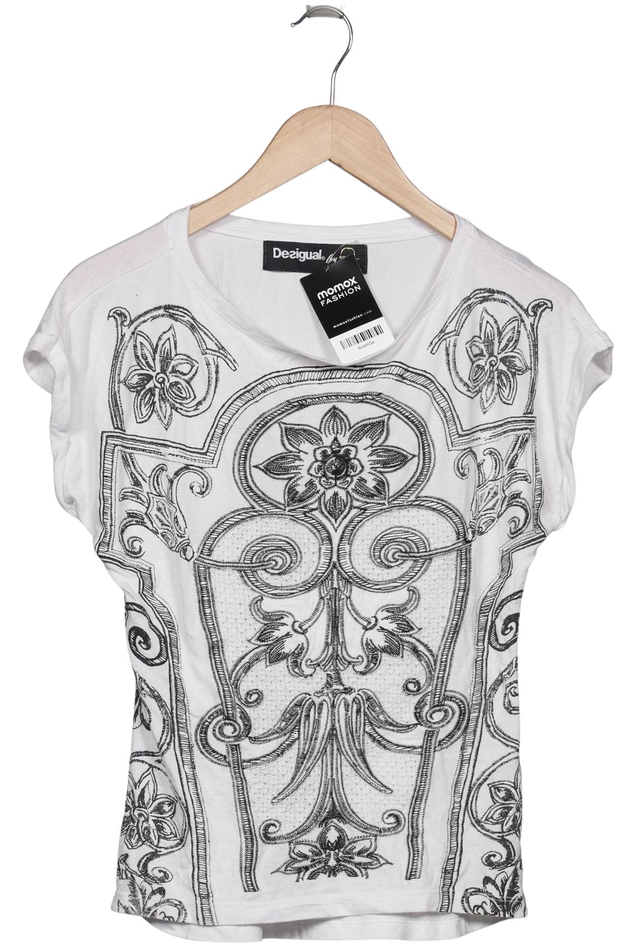 

Desigual Damen T-Shirt, weiß, Gr. 36