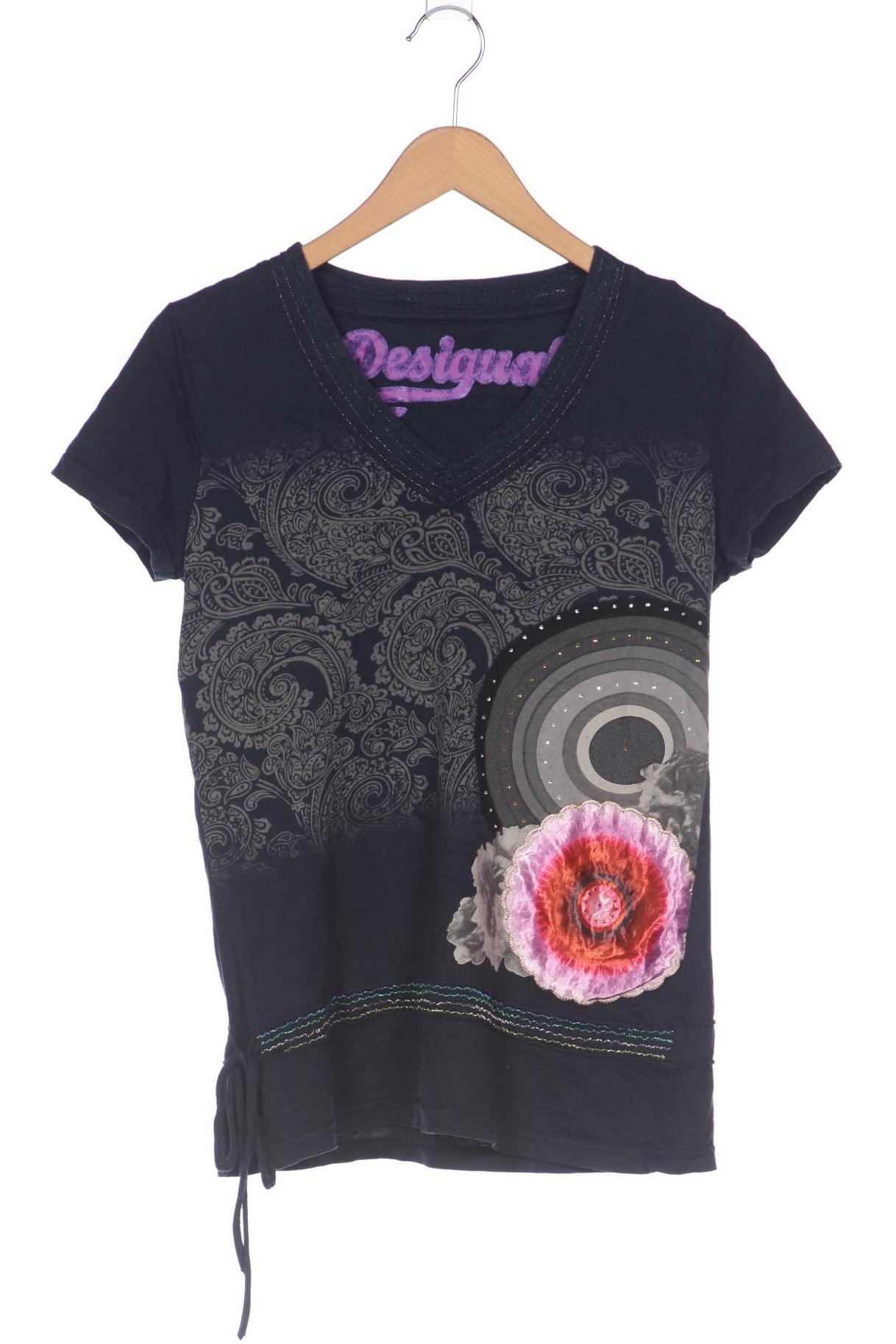 

Desigual Damen T-Shirt, marineblau, Gr. 42