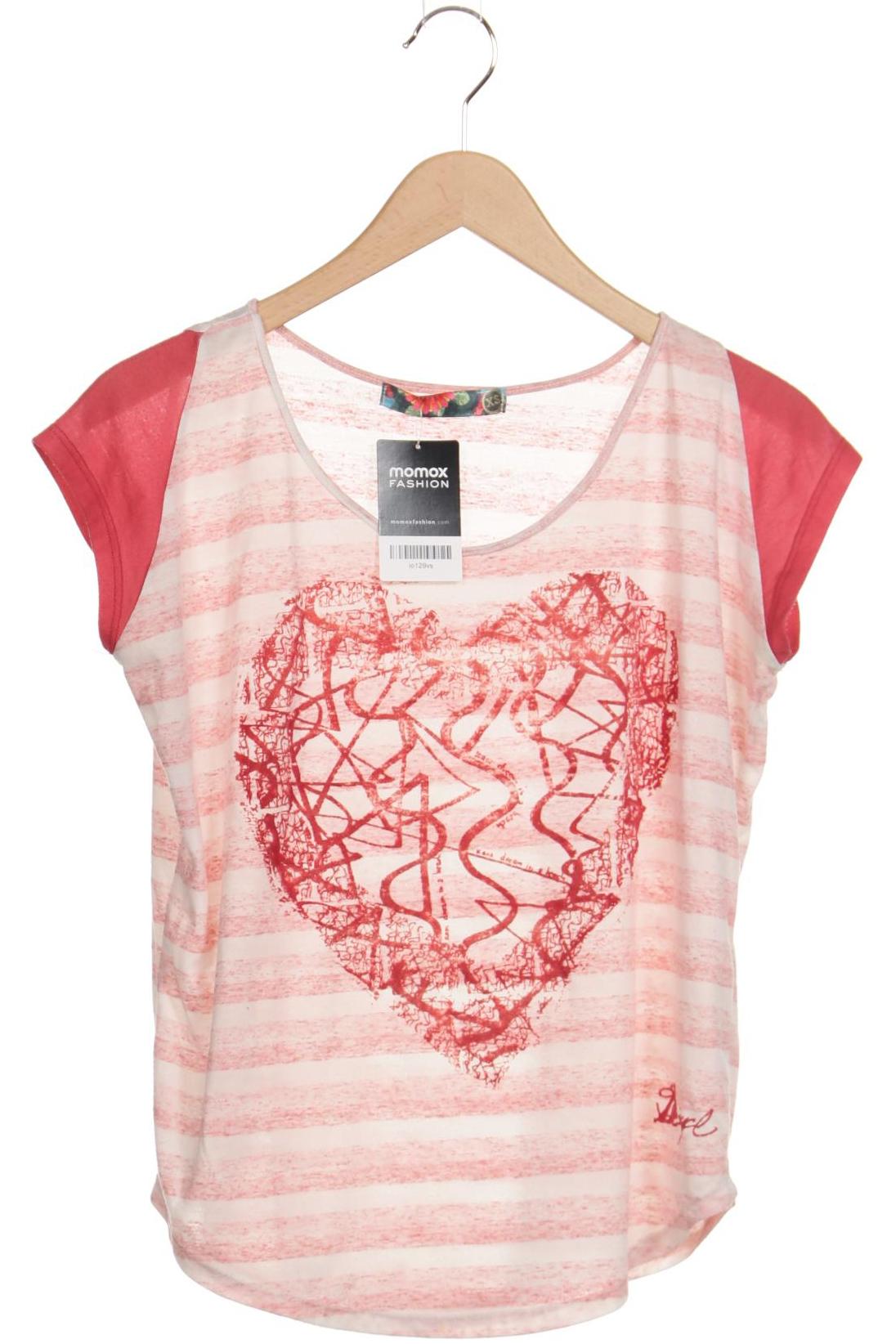 

Desigual Damen T-Shirt, pink, Gr. 34