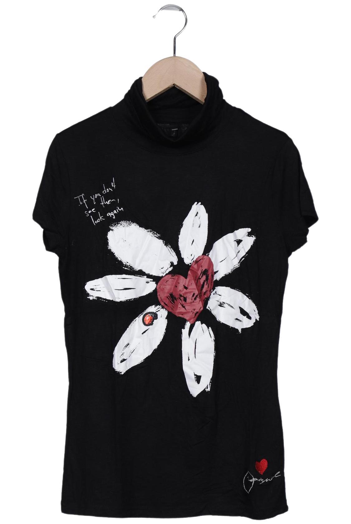 

Desigual Damen T-Shirt, schwarz, Gr. 36