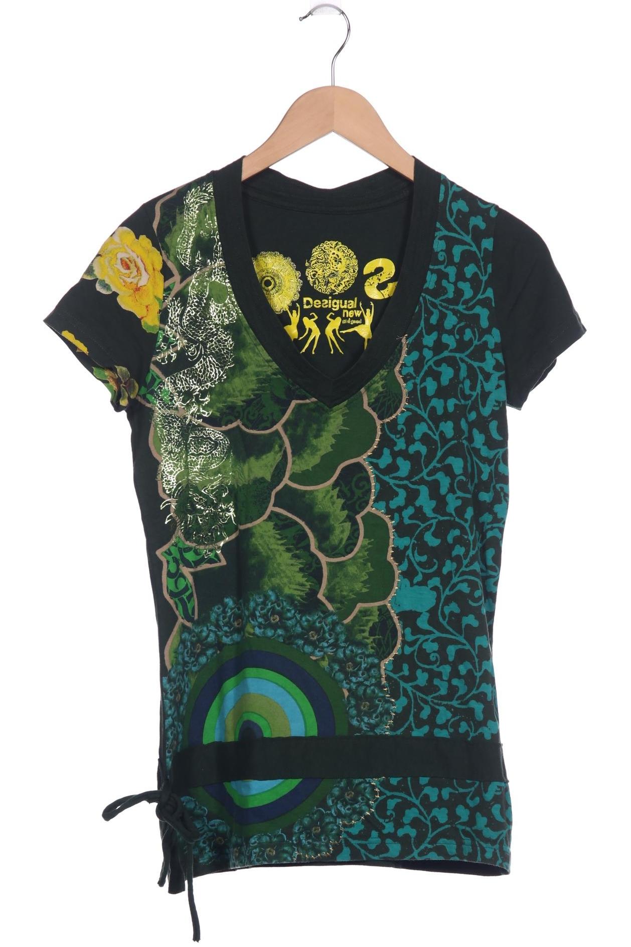 

Desigual Damen T-Shirt, grün, Gr. 42