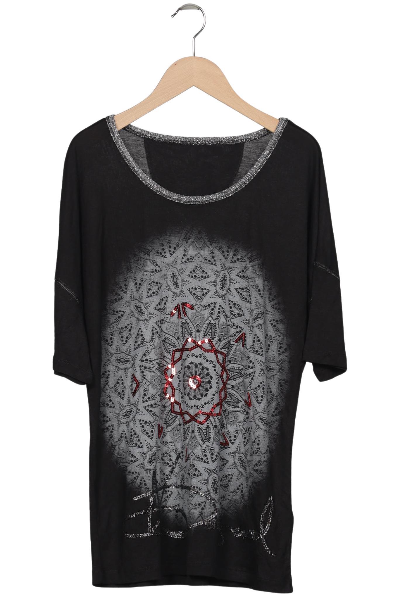 

Desigual Damen T-Shirt, schwarz, Gr. 42