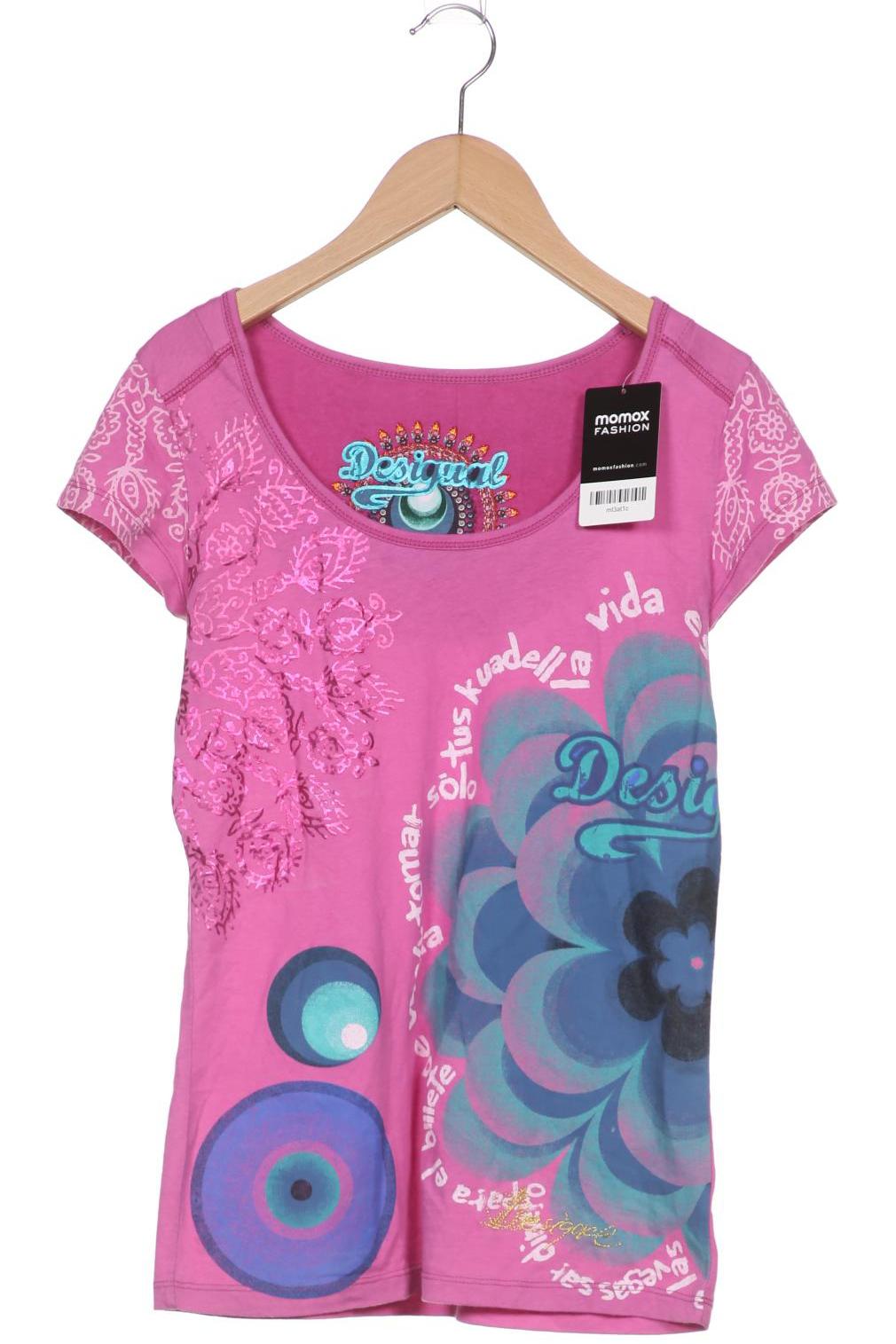 

Desigual Damen T-Shirt, pink, Gr. 34