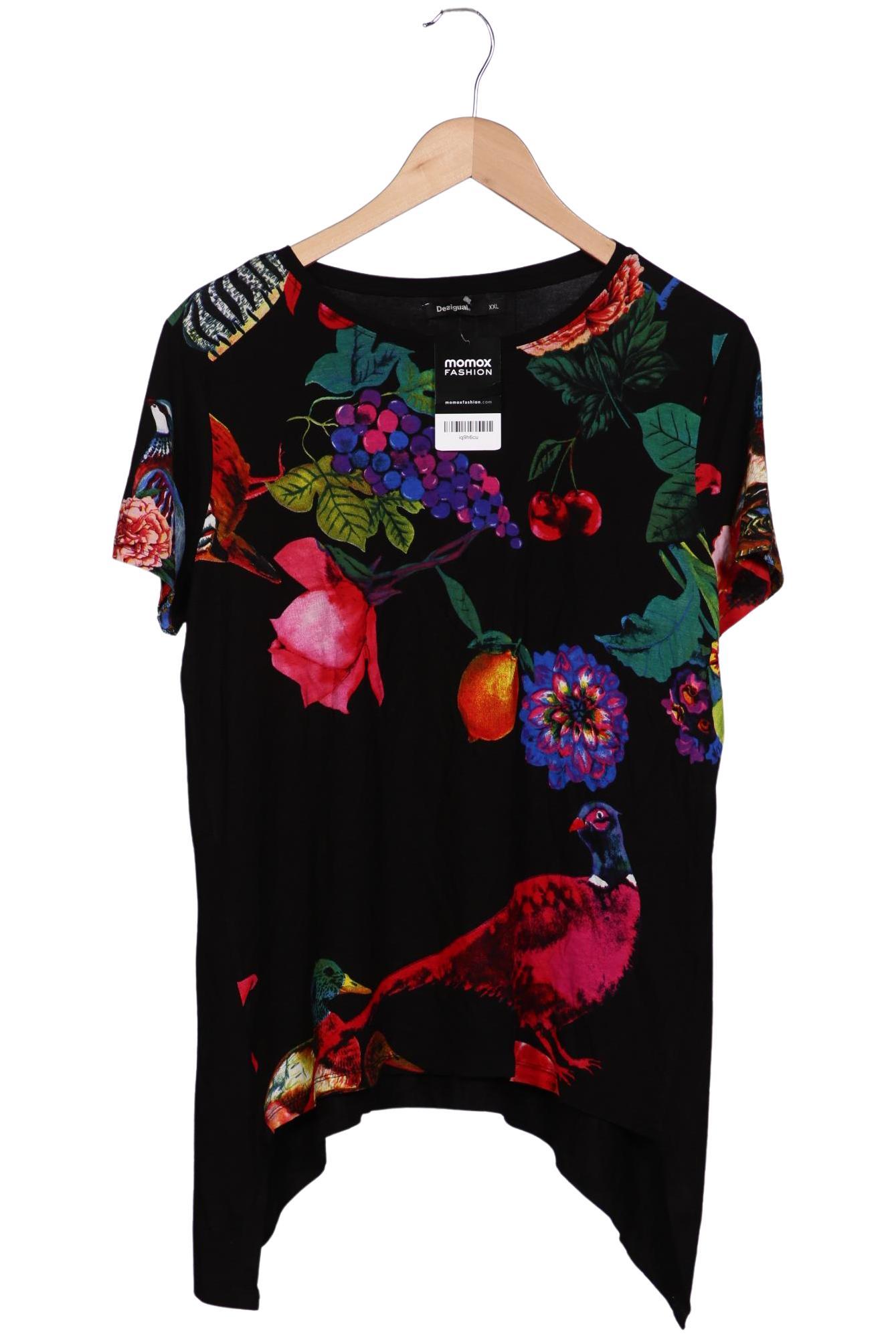 

Desigual Damen T-Shirt, schwarz, Gr. 46