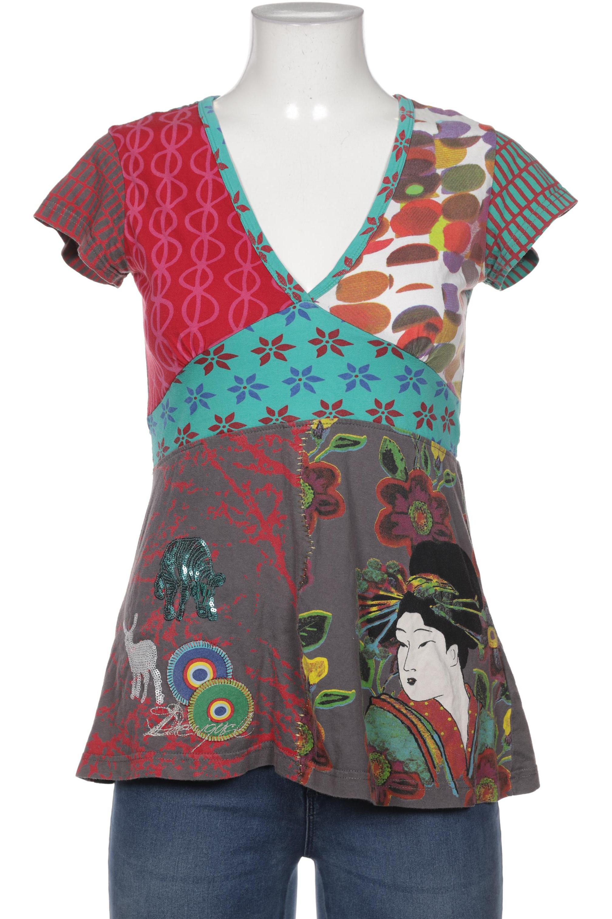 

Desigual Damen T-Shirt, mehrfarbig, Gr. 42