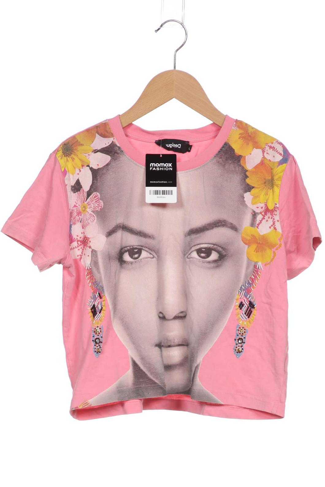 

Desigual Damen T-Shirt, pink, Gr. 42