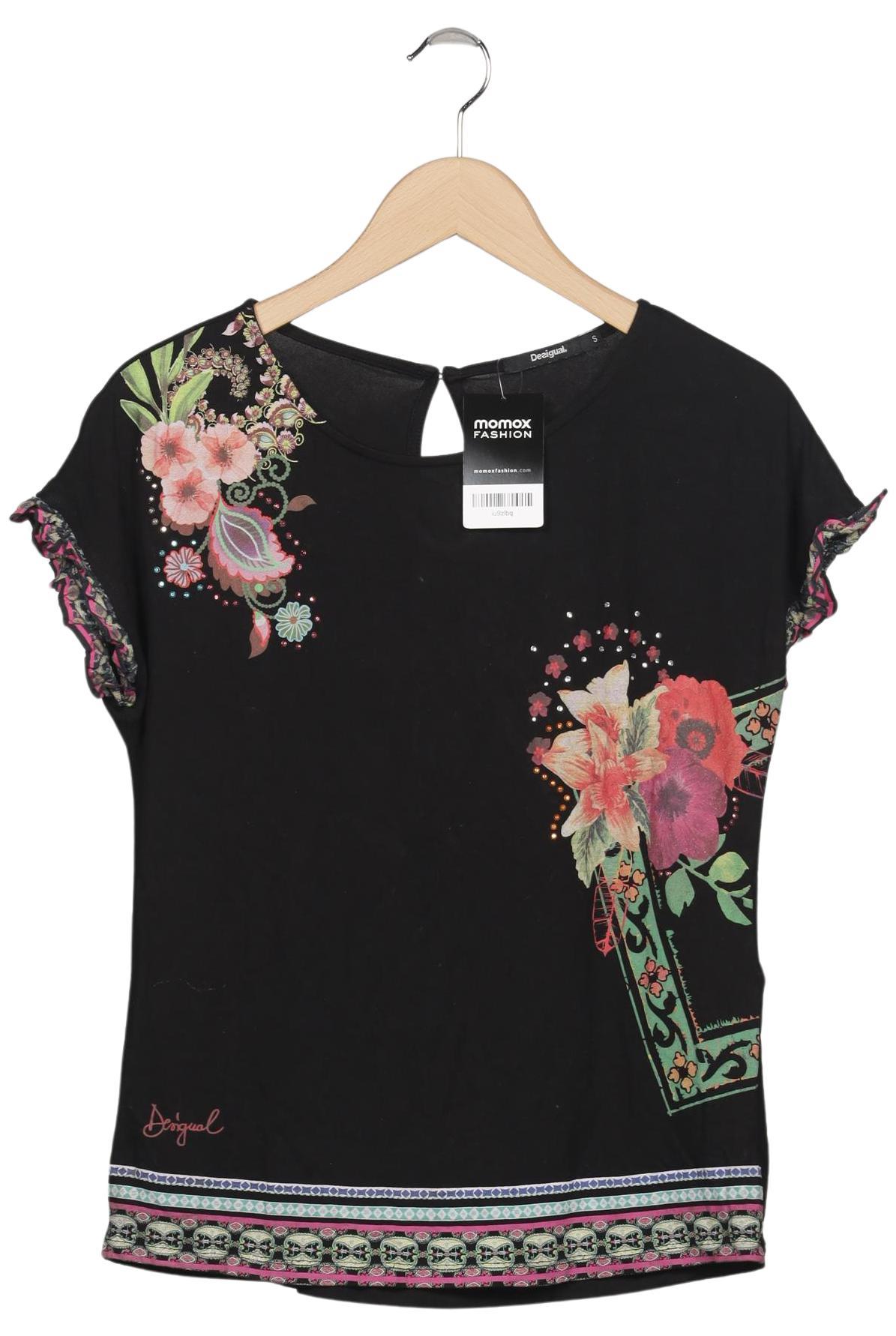 

Desigual Damen T-Shirt, schwarz, Gr. 36