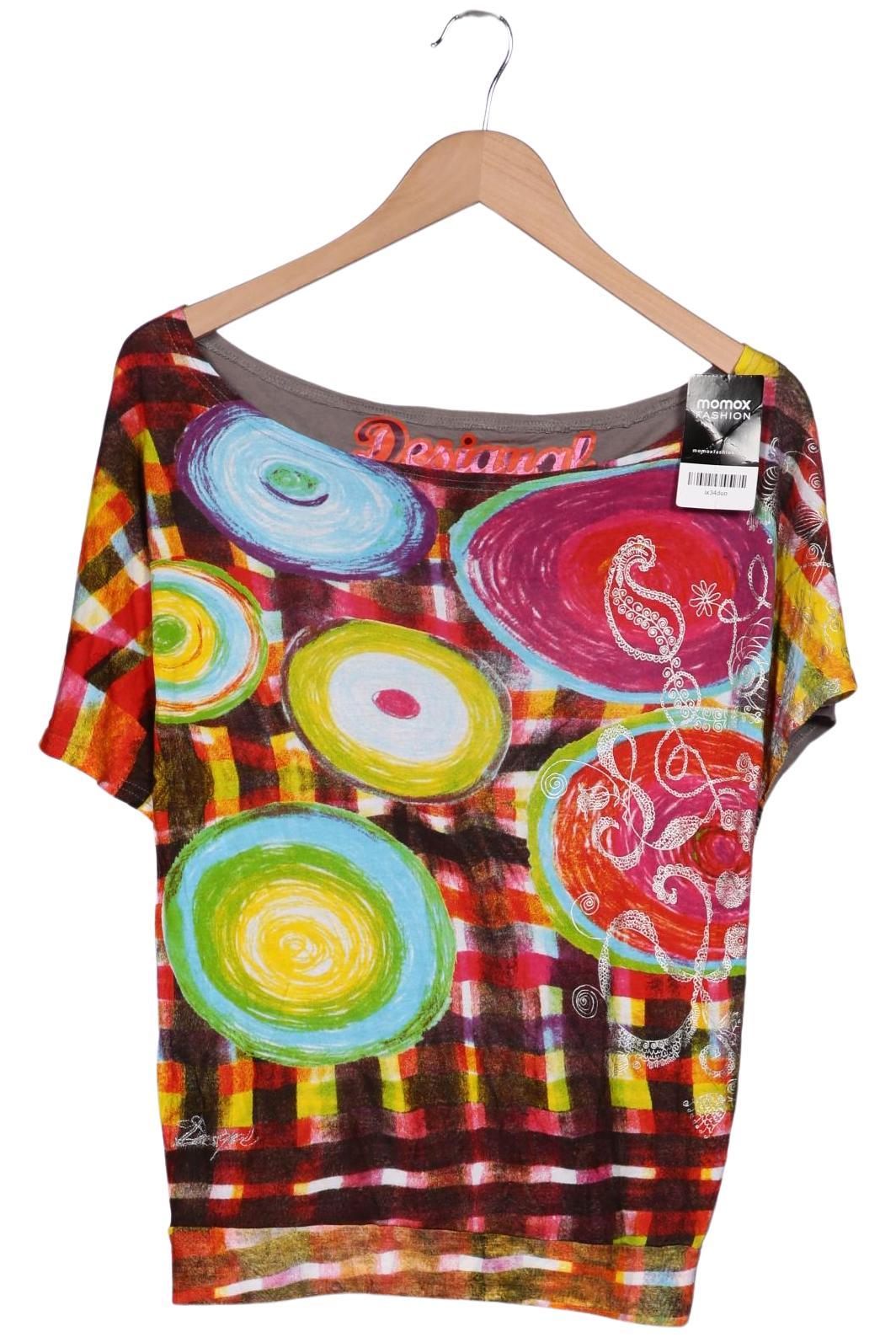 

Desigual Damen T-Shirt, mehrfarbig, Gr. 36