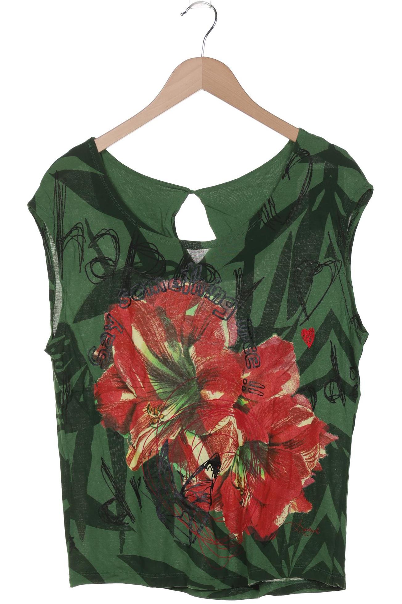 

Desigual Damen T-Shirt, grün, Gr. 38