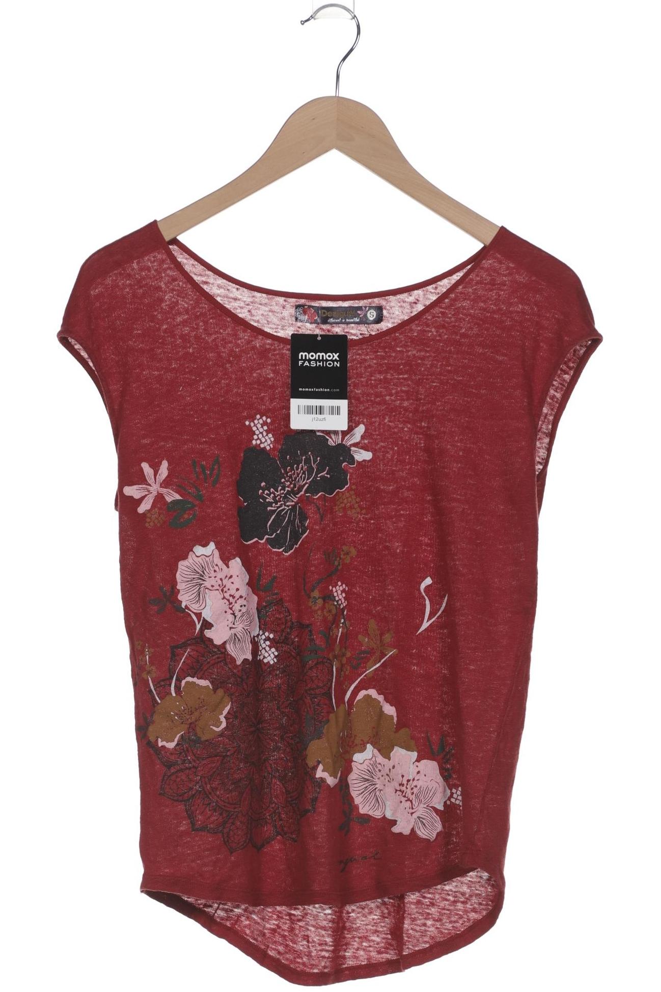 

Desigual Damen T-Shirt, rot, Gr. 36