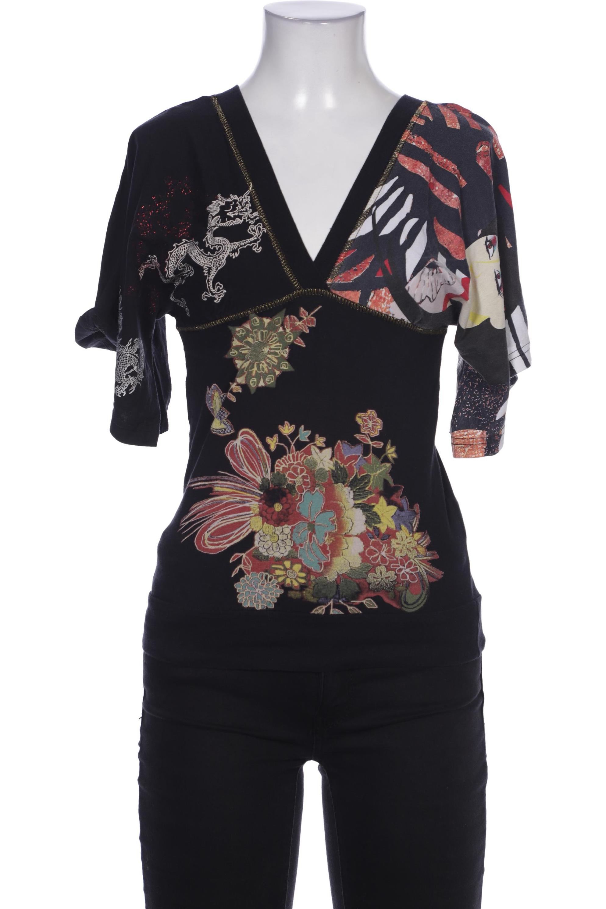 

Desigual Damen T-Shirt, schwarz, Gr. 36