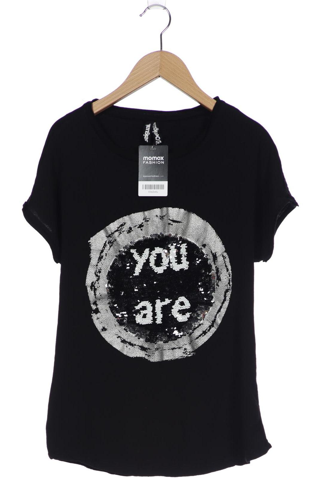 

Desigual Damen T-Shirt, schwarz, Gr. 38