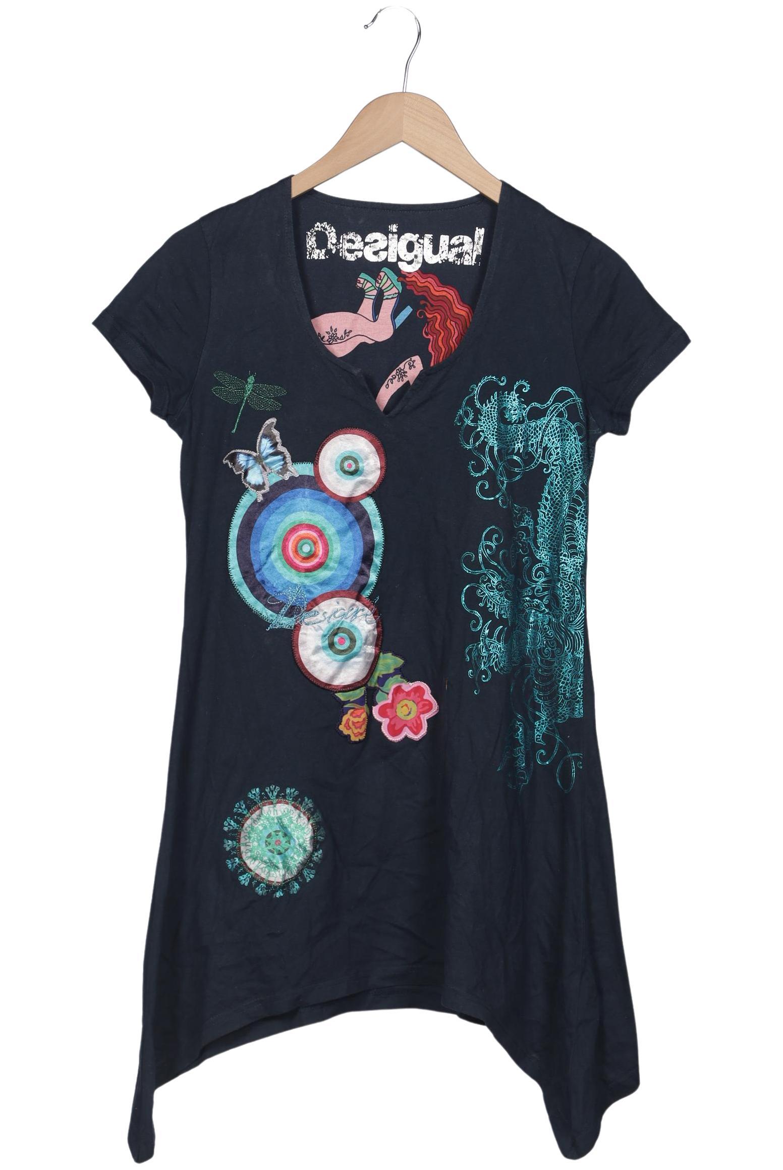 

Desigual Damen T-Shirt, marineblau, Gr. 42