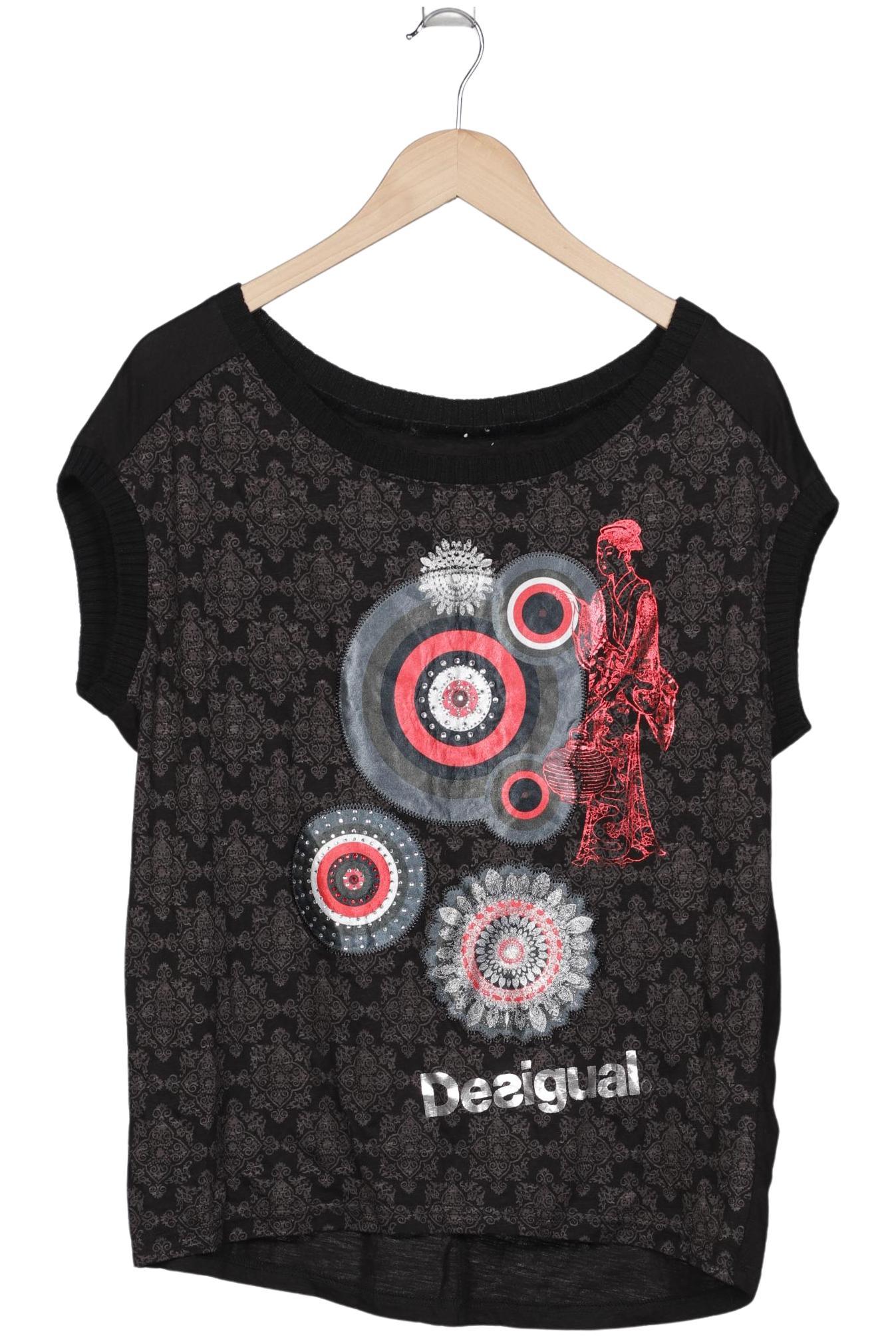 

Desigual Damen T-Shirt, schwarz, Gr. 42
