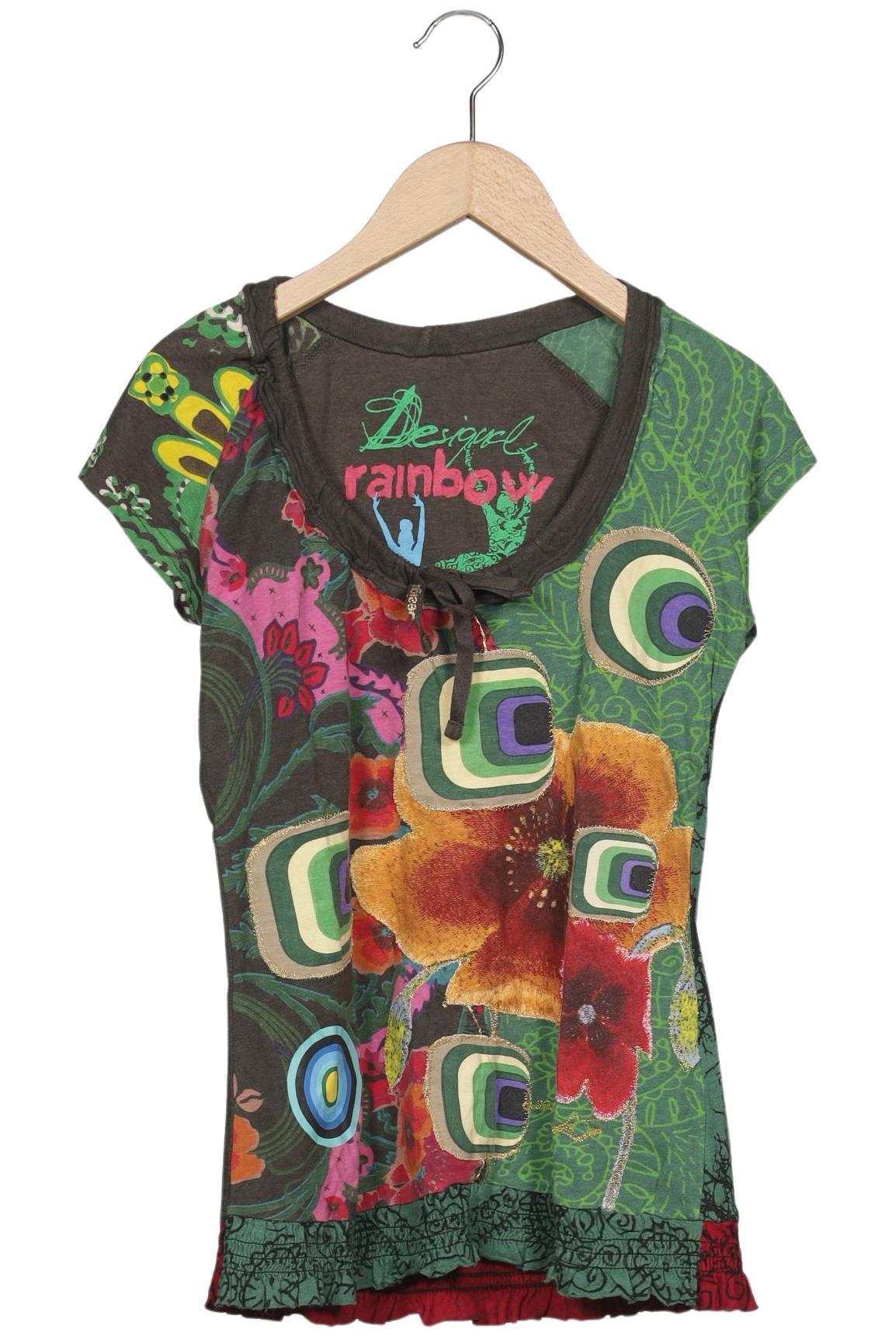 

Desigual Damen T-Shirt, grün, Gr. 38