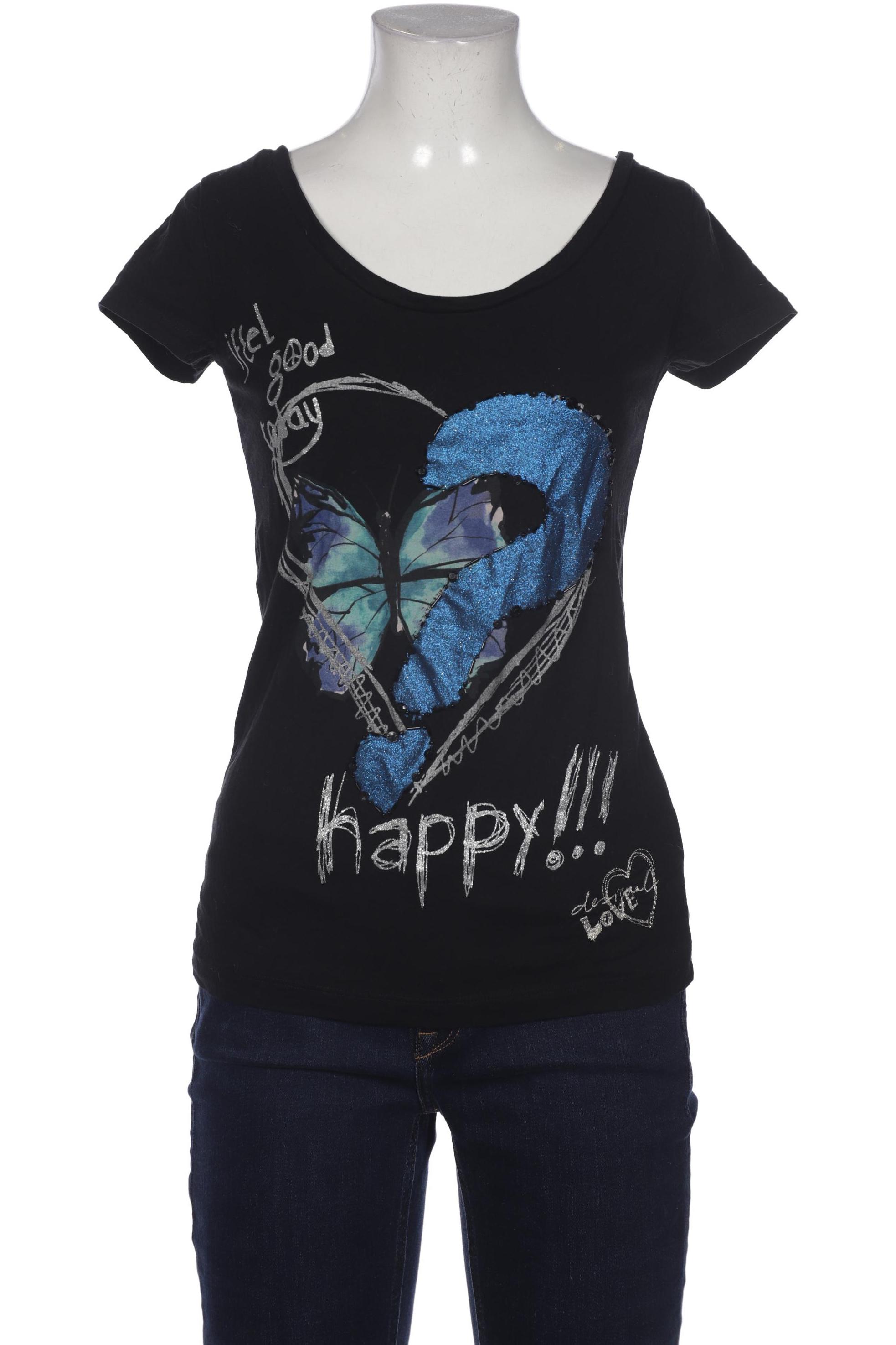 

Desigual Damen T-Shirt, schwarz, Gr. 36