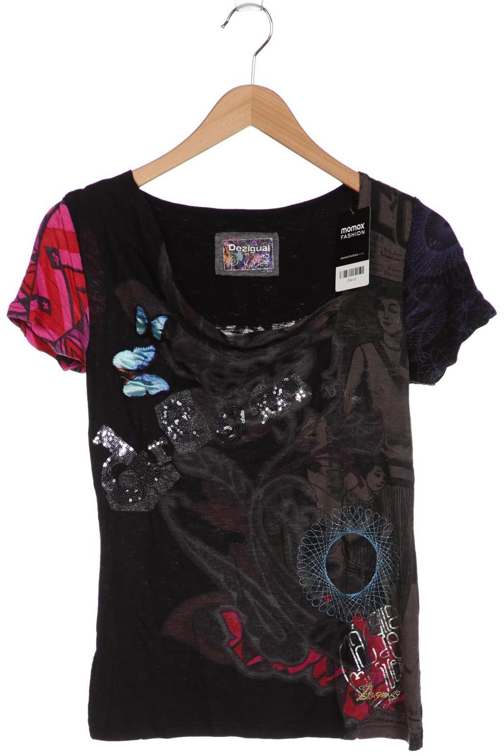 

Desigual Damen T-Shirt, schwarz, Gr. 36