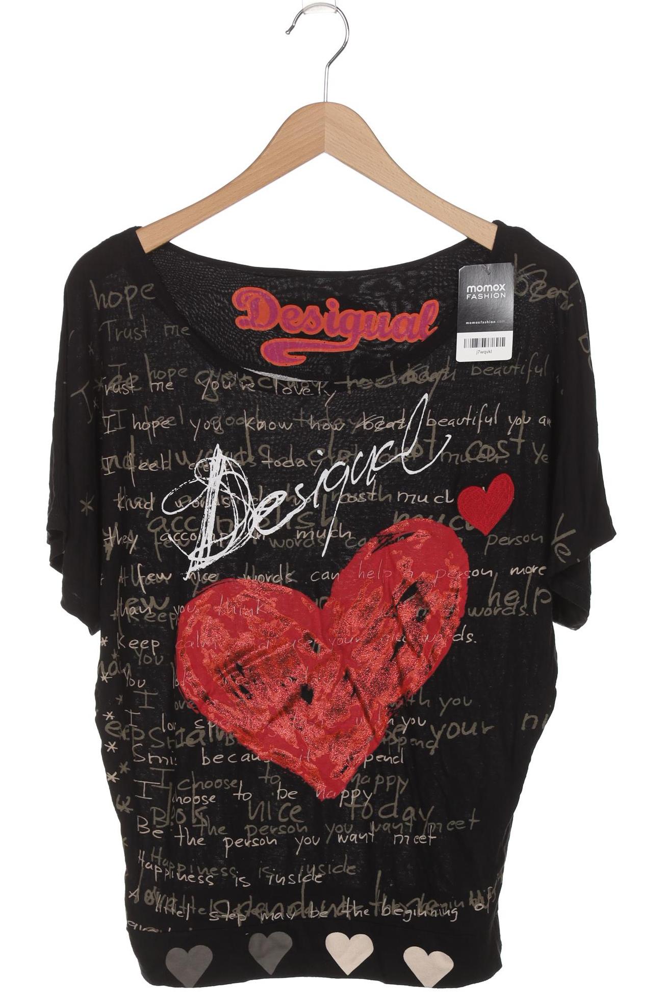 

Desigual Damen T-Shirt, schwarz, Gr. 36