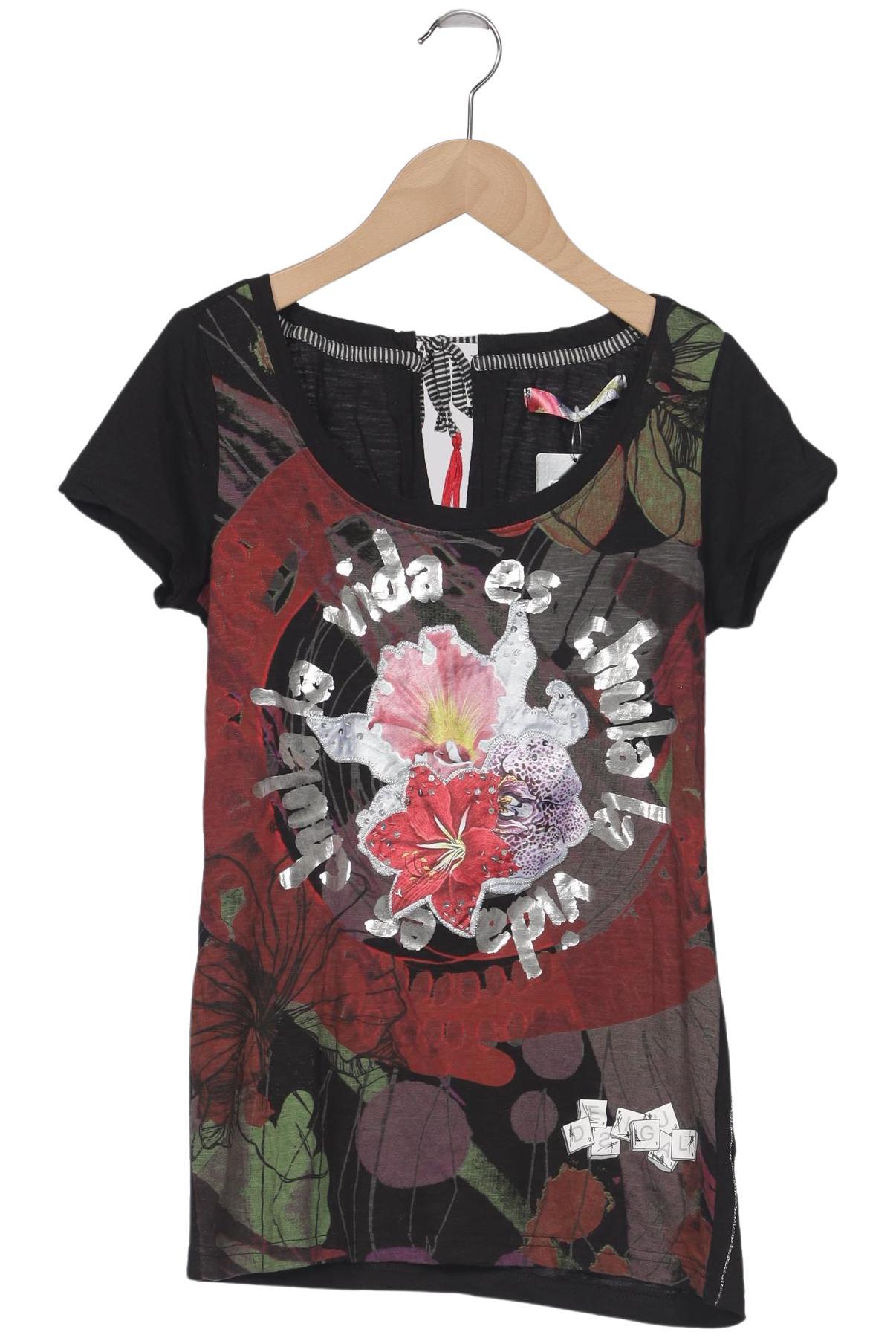 

Desigual Damen T-Shirt, mehrfarbig, Gr. 36