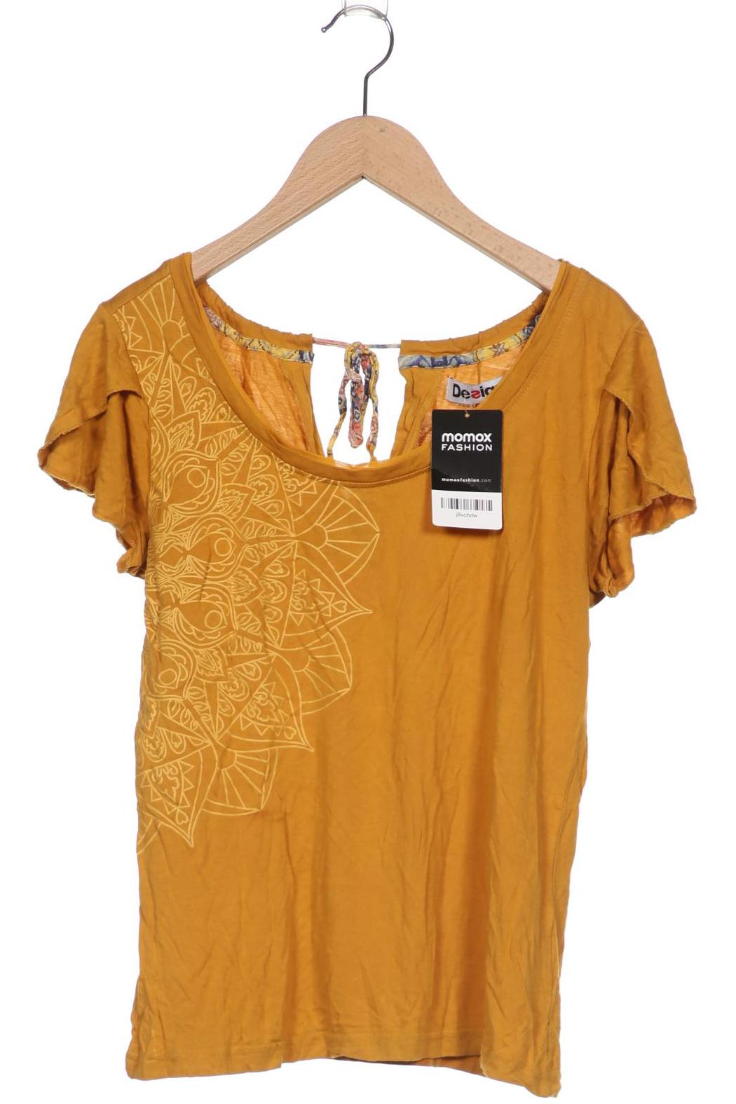 

Desigual Damen T-Shirt, gelb