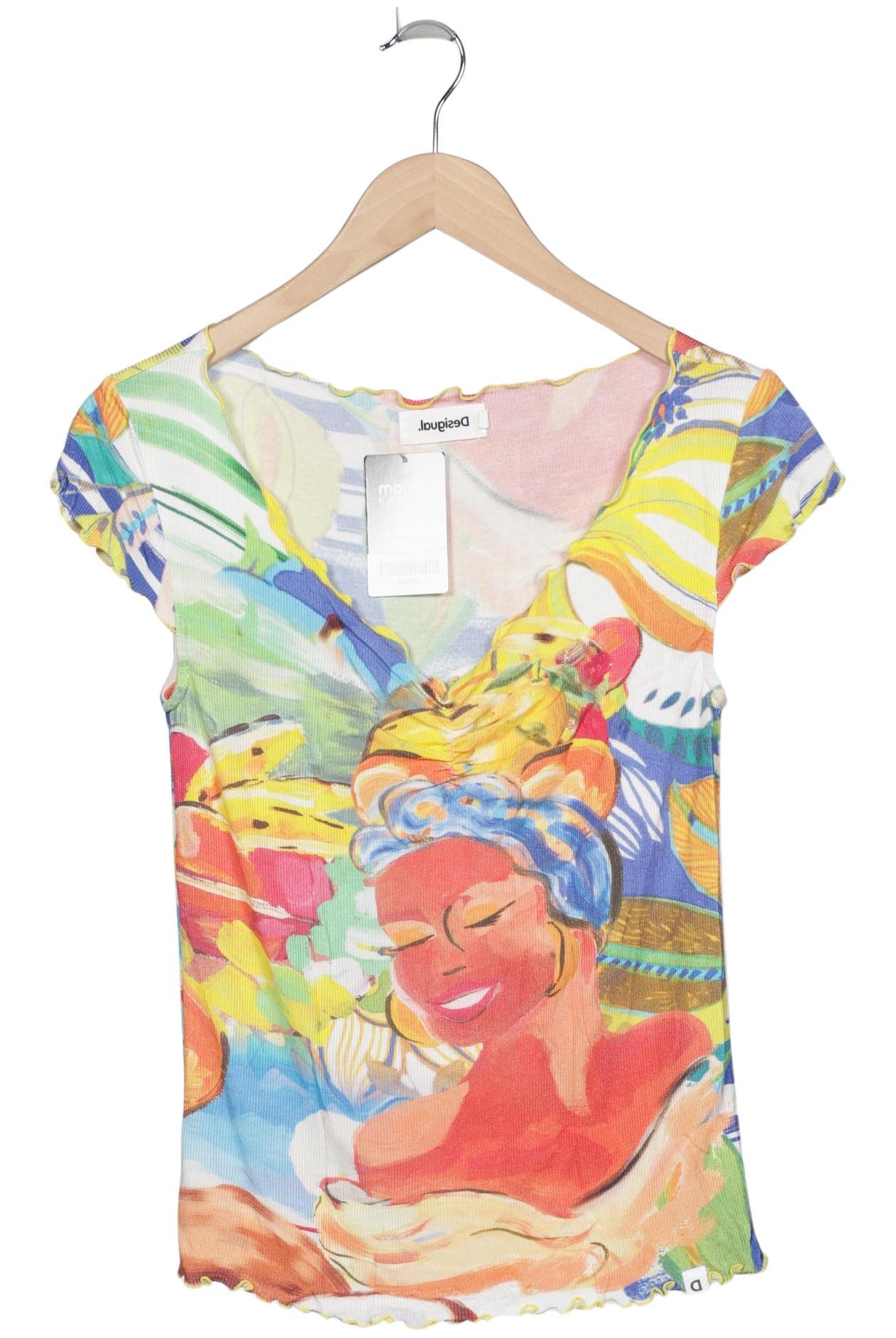 

Desigual Damen T-Shirt, mehrfarbig, Gr. 38
