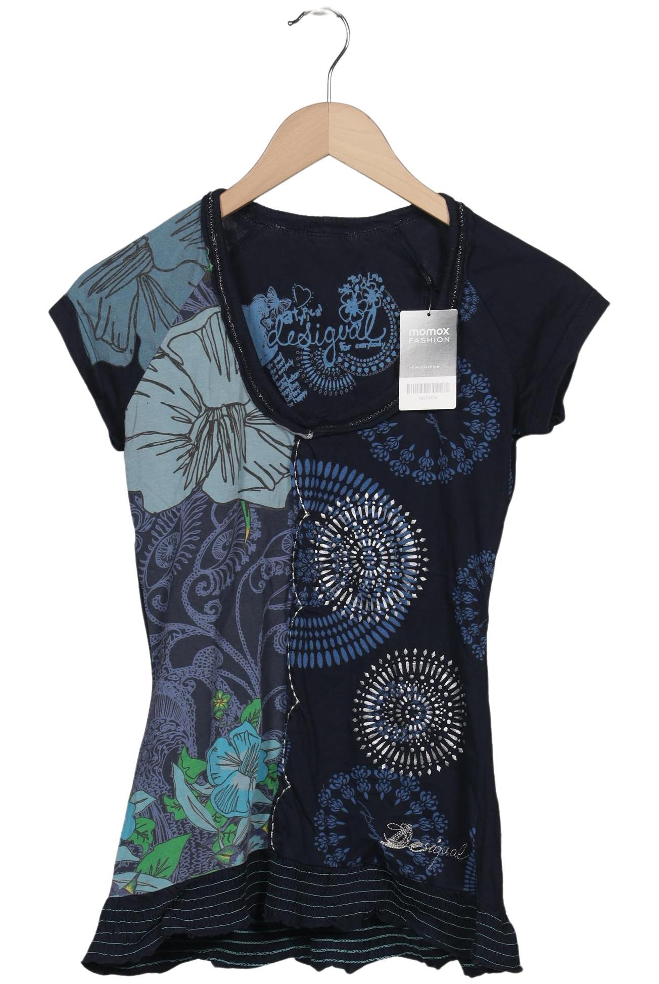 

Desigual Damen T-Shirt, marineblau, Gr. 38