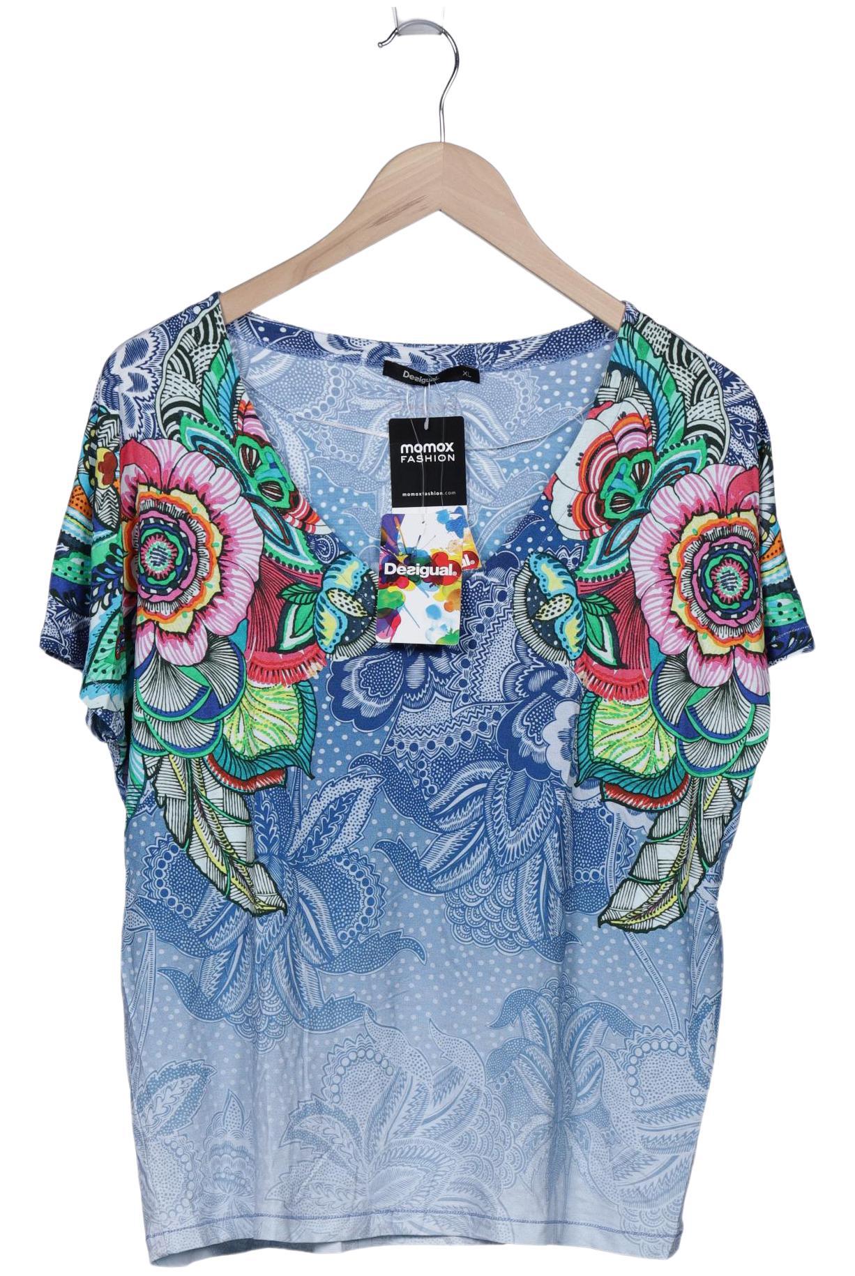 

Desigual Damen T-Shirt, blau, Gr. 44