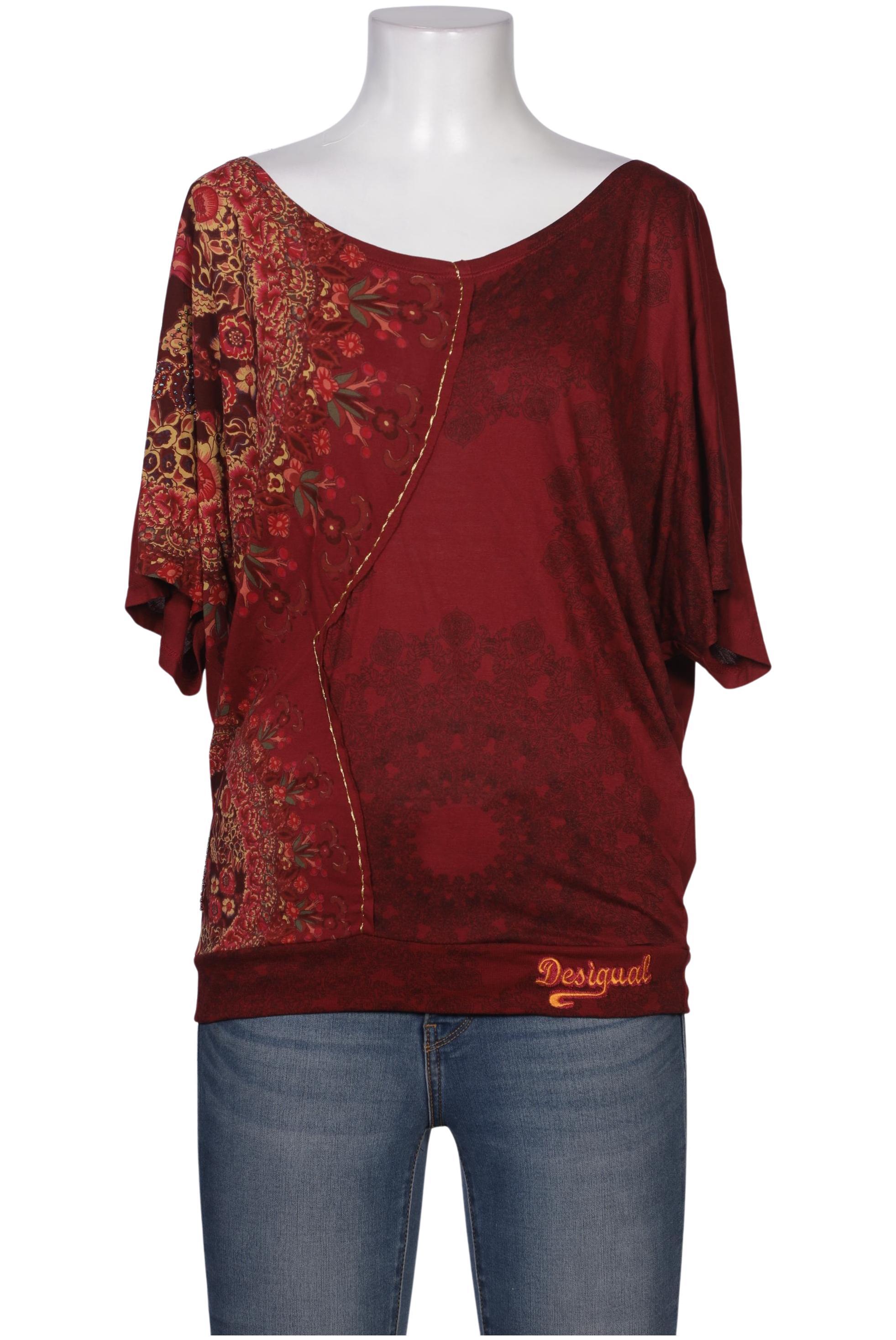 

Desigual Damen T-Shirt, bordeaux, Gr. 38