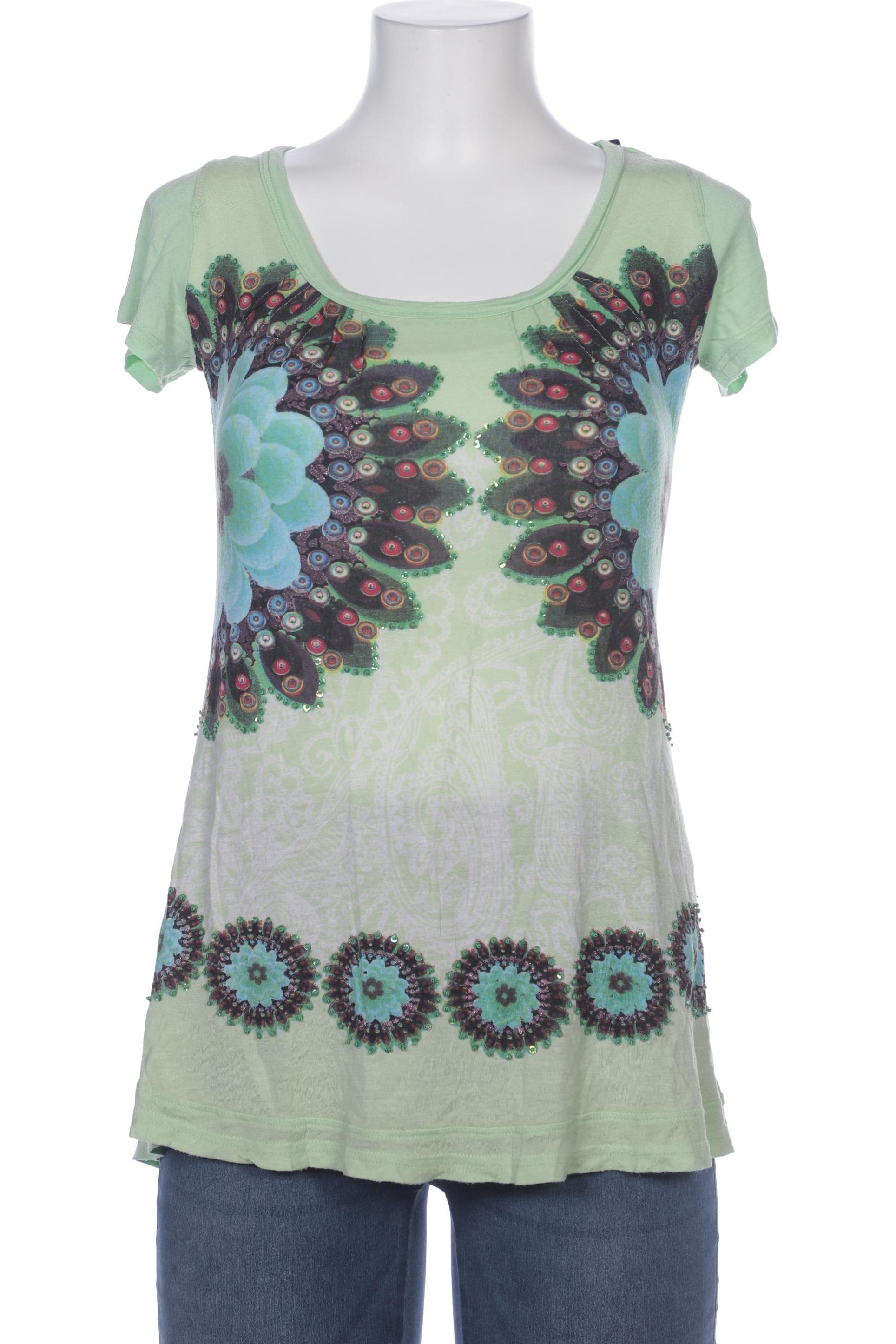 

Desigual Damen T-Shirt, grün, Gr. 42
