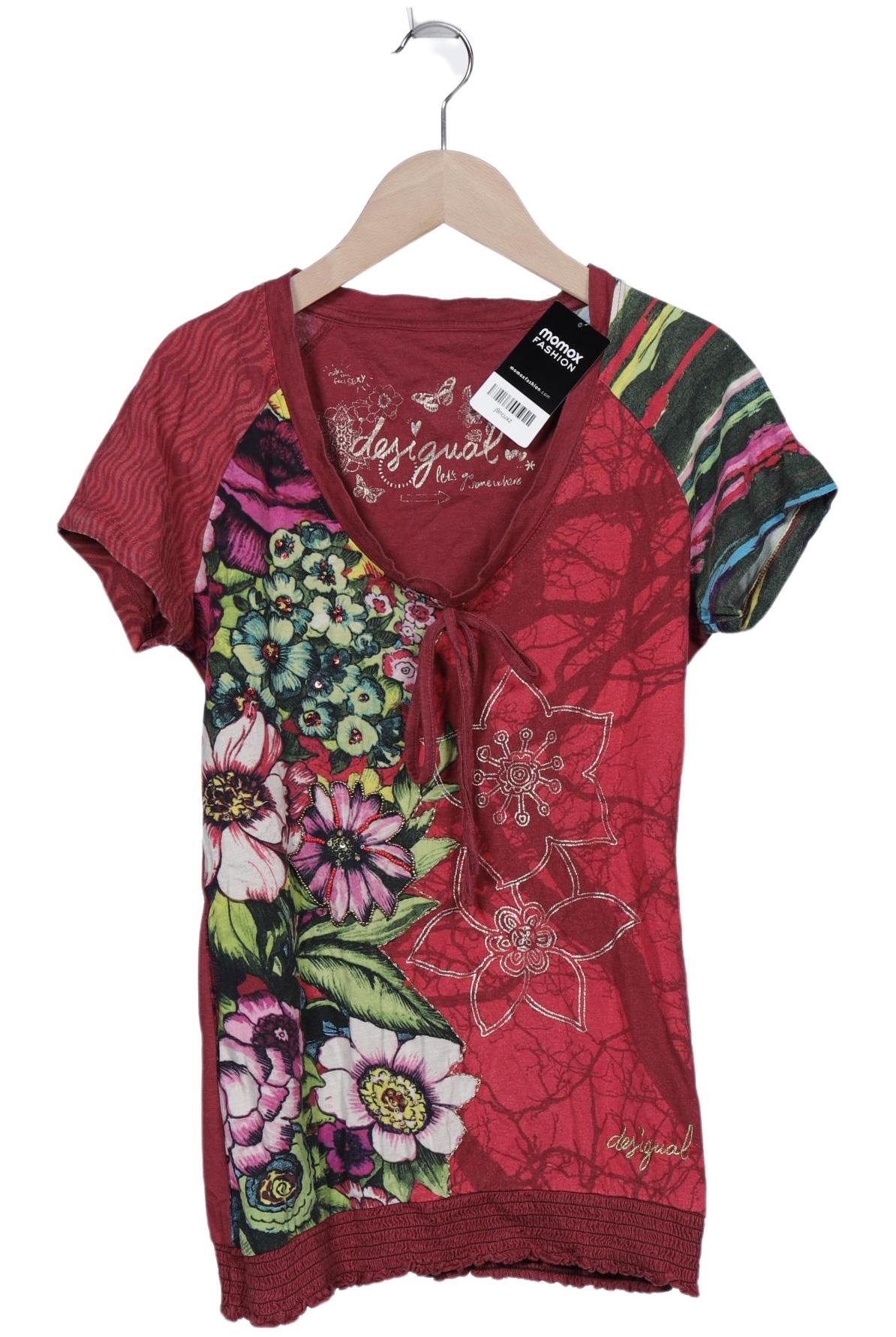 

Desigual Damen T-Shirt, rot, Gr. 38