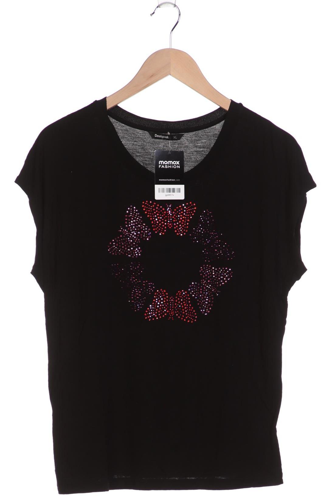 

Desigual Damen T-Shirt, schwarz, Gr. 44