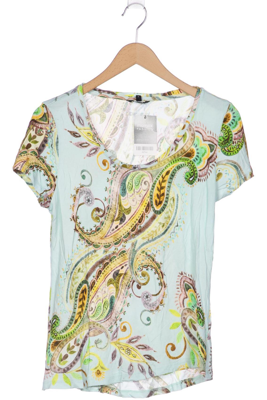 

Desigual Damen T-Shirt, grün, Gr. 42