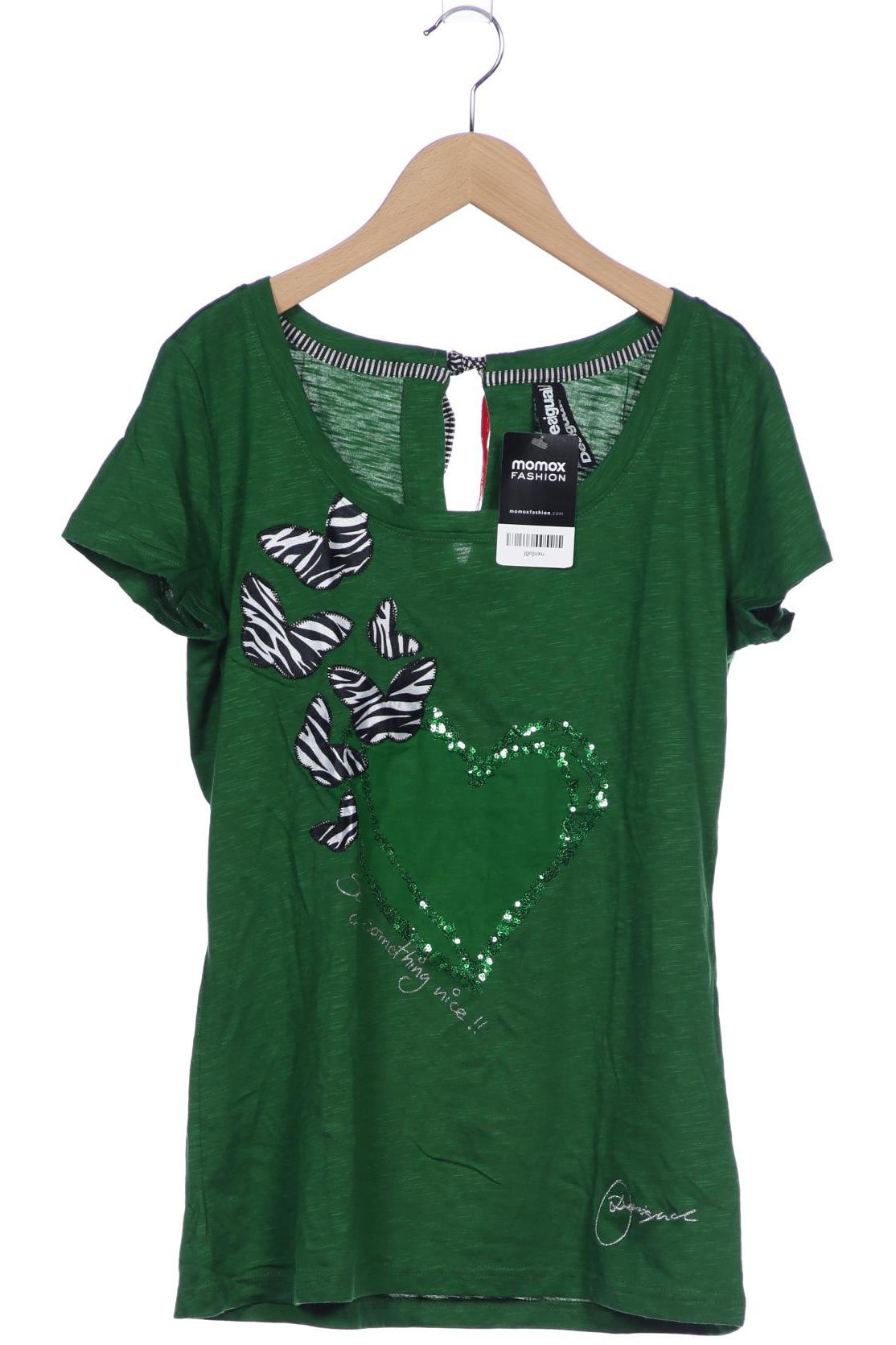 

Desigual Damen T-Shirt, grün, Gr. 42