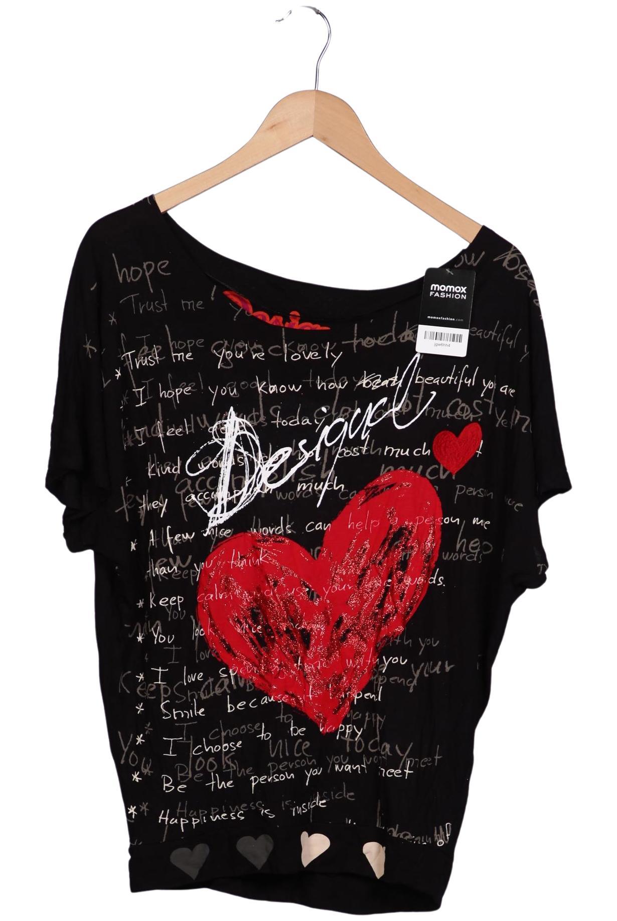 

Desigual Damen T-Shirt, schwarz, Gr. 38