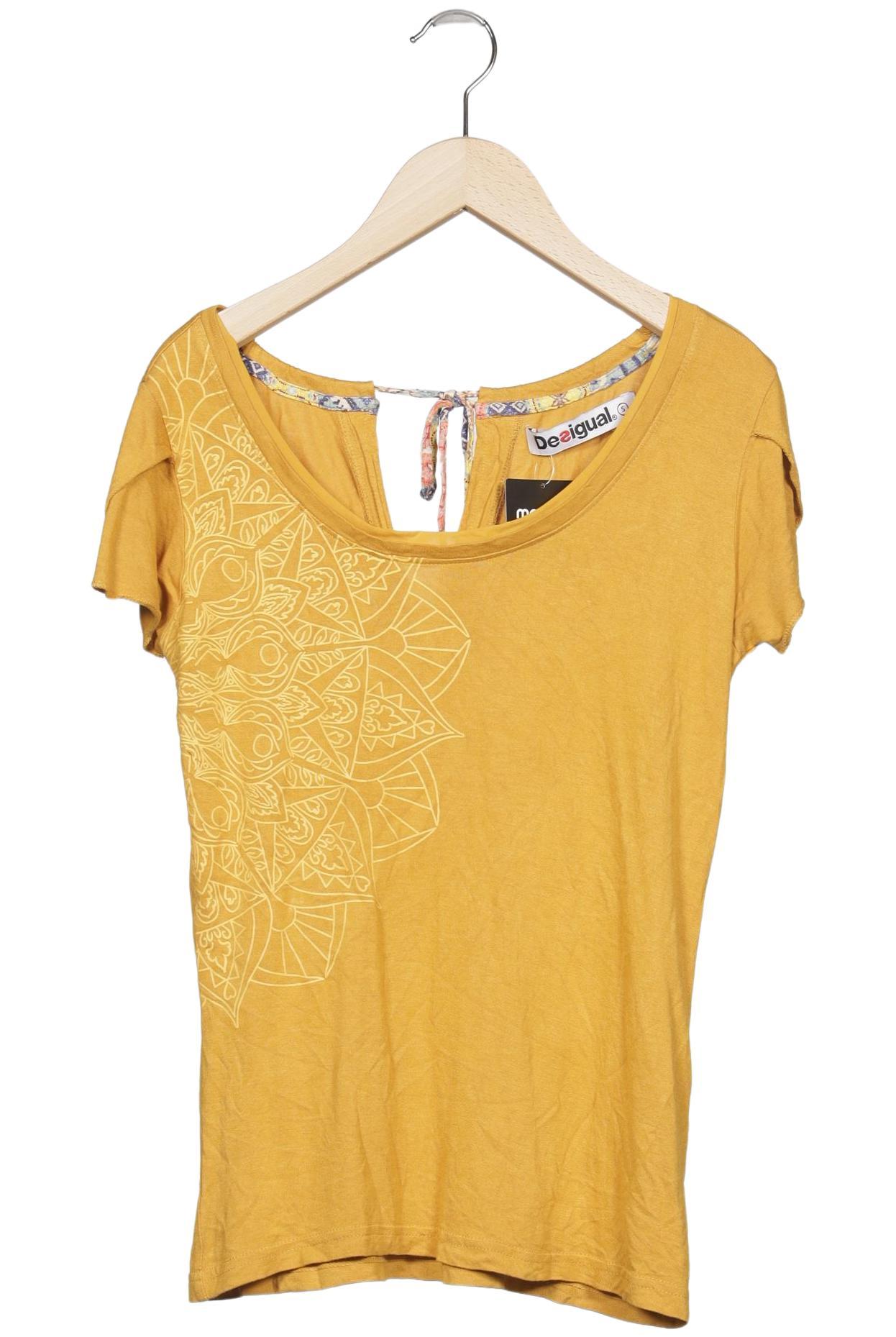 

Desigual Damen T-Shirt, gelb, Gr. 36