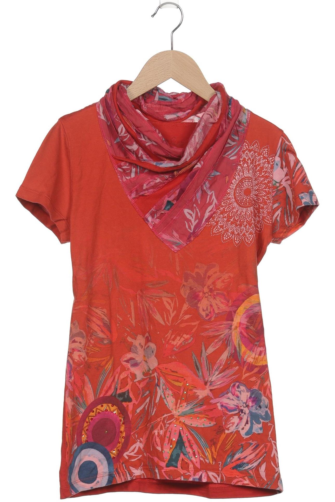 

Desigual Damen T-Shirt, rot, Gr. 38