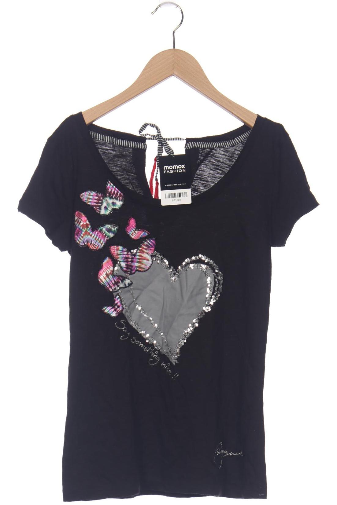 

Desigual Damen T-Shirt, schwarz, Gr. 38