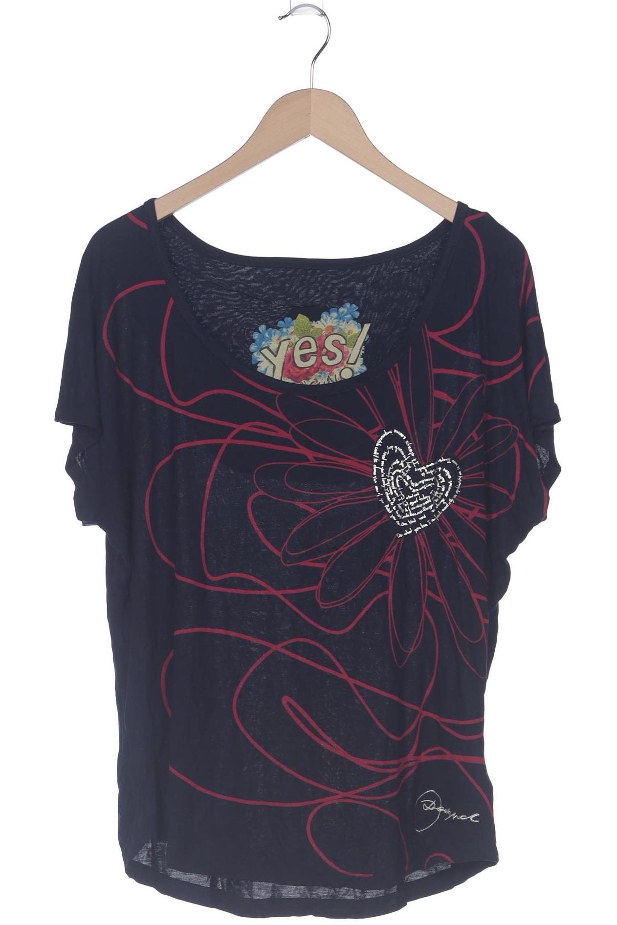 

Desigual Damen T-Shirt, marineblau, Gr. 38